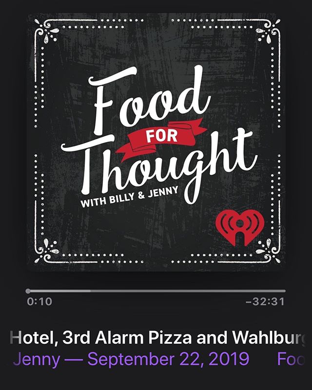 Did you catch us on @thebillycosta podcast &lsquo;Food for Thought&rsquo;? Click the link in ur bio for a listen! Warning, content may make you hungry! 🍕🚒🔥