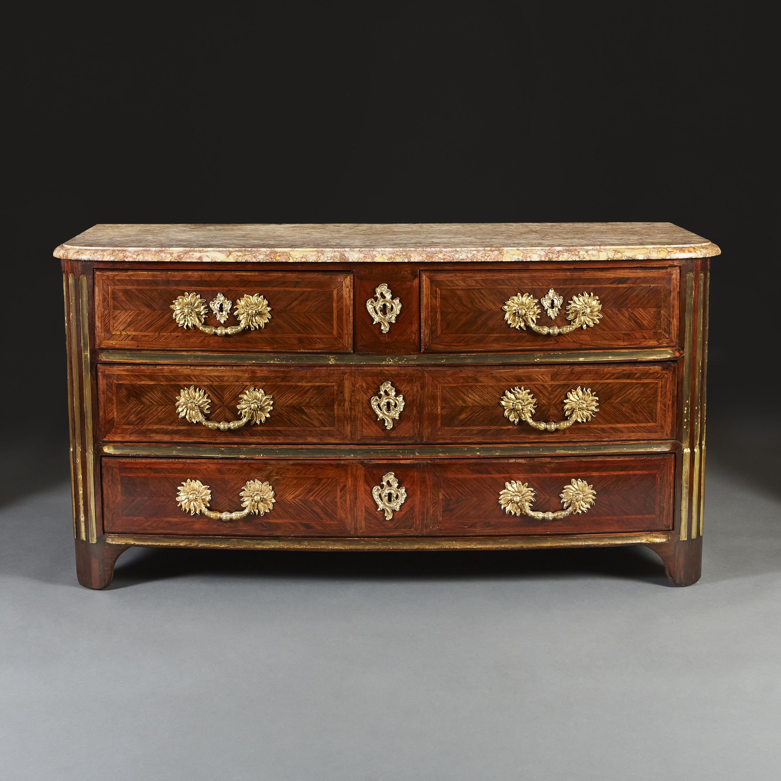 AN IMPORTANT 18TH CENTURY MARQUETRY COMMODE