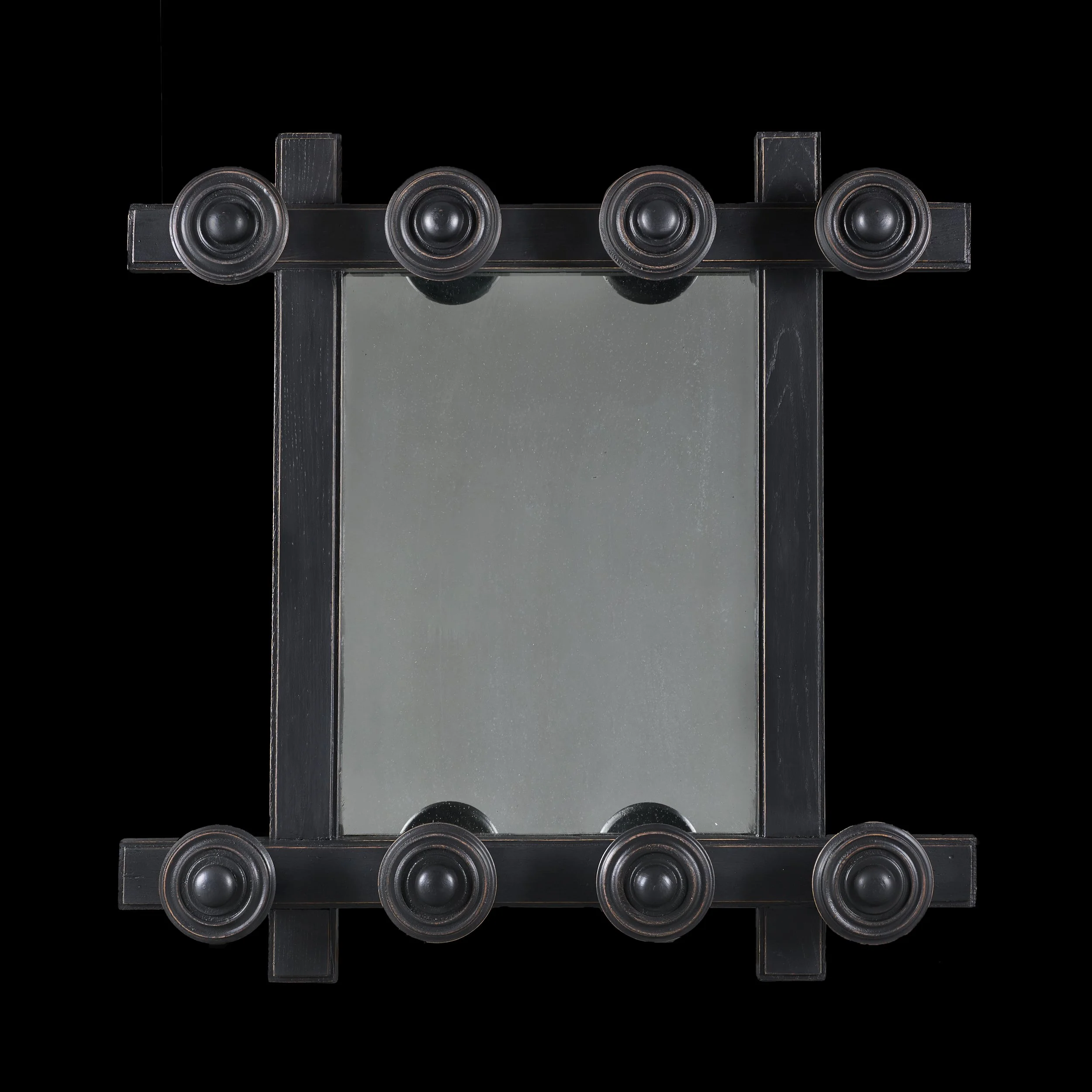 A 20TH CENTURY FRENCH MODERNIST MIRROR