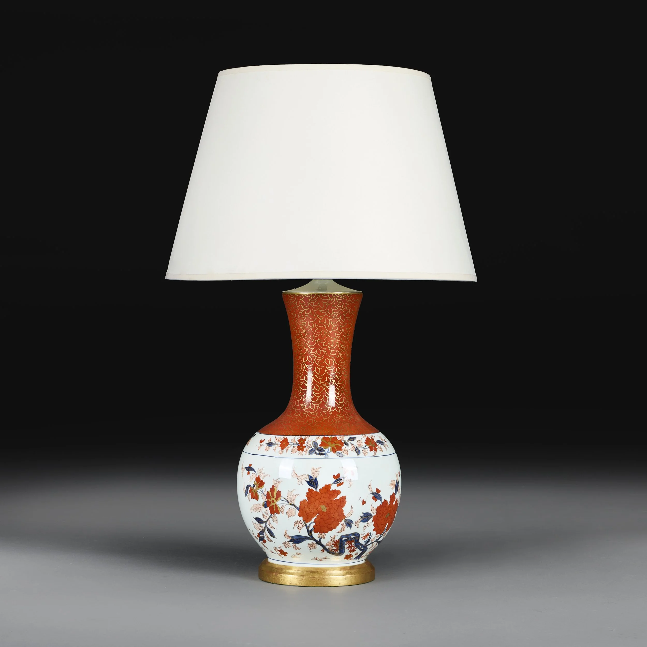 AN JAPANESE IMARI VASE AS A LAMP