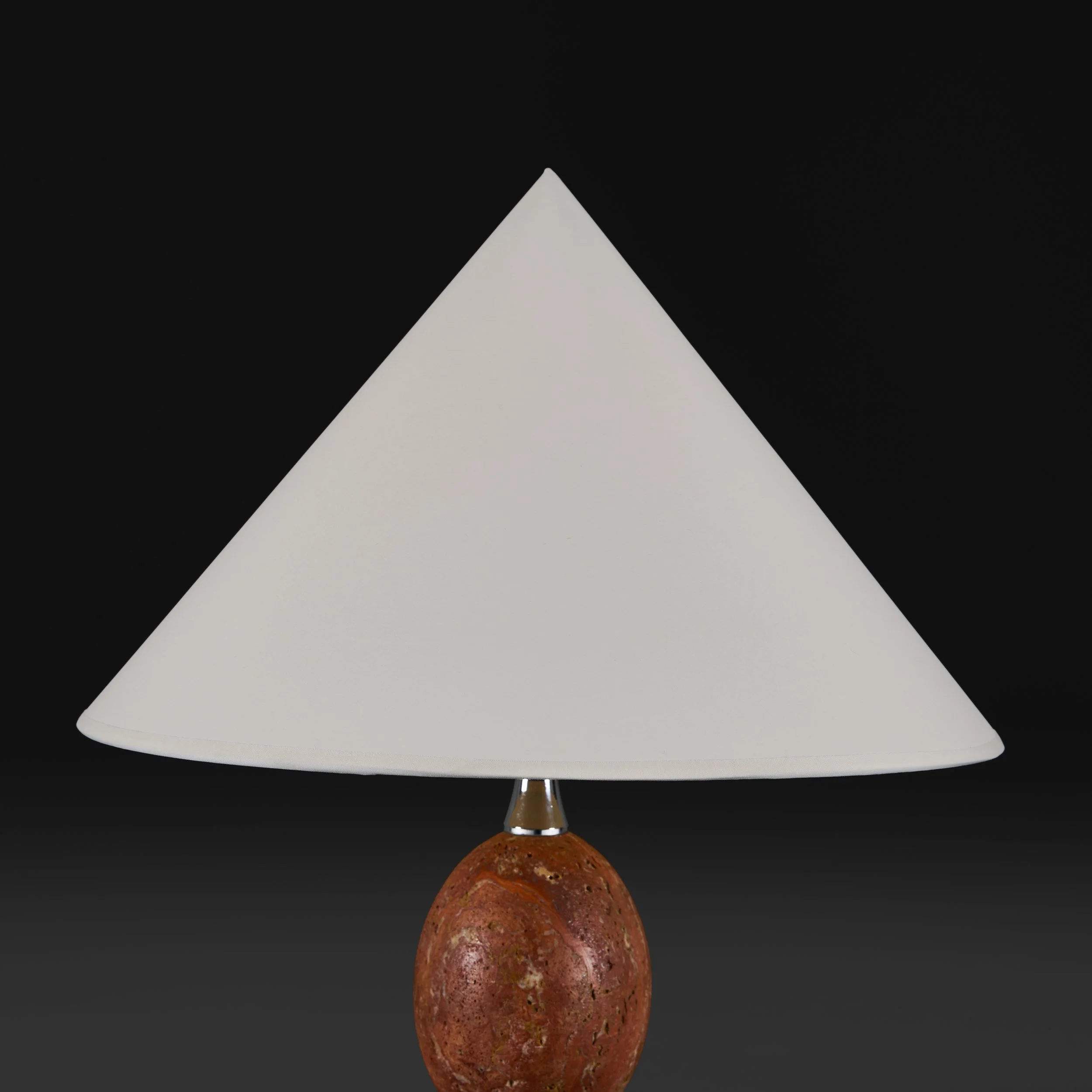 CONICAL LAMPSHADE, PALE CREAM CARD