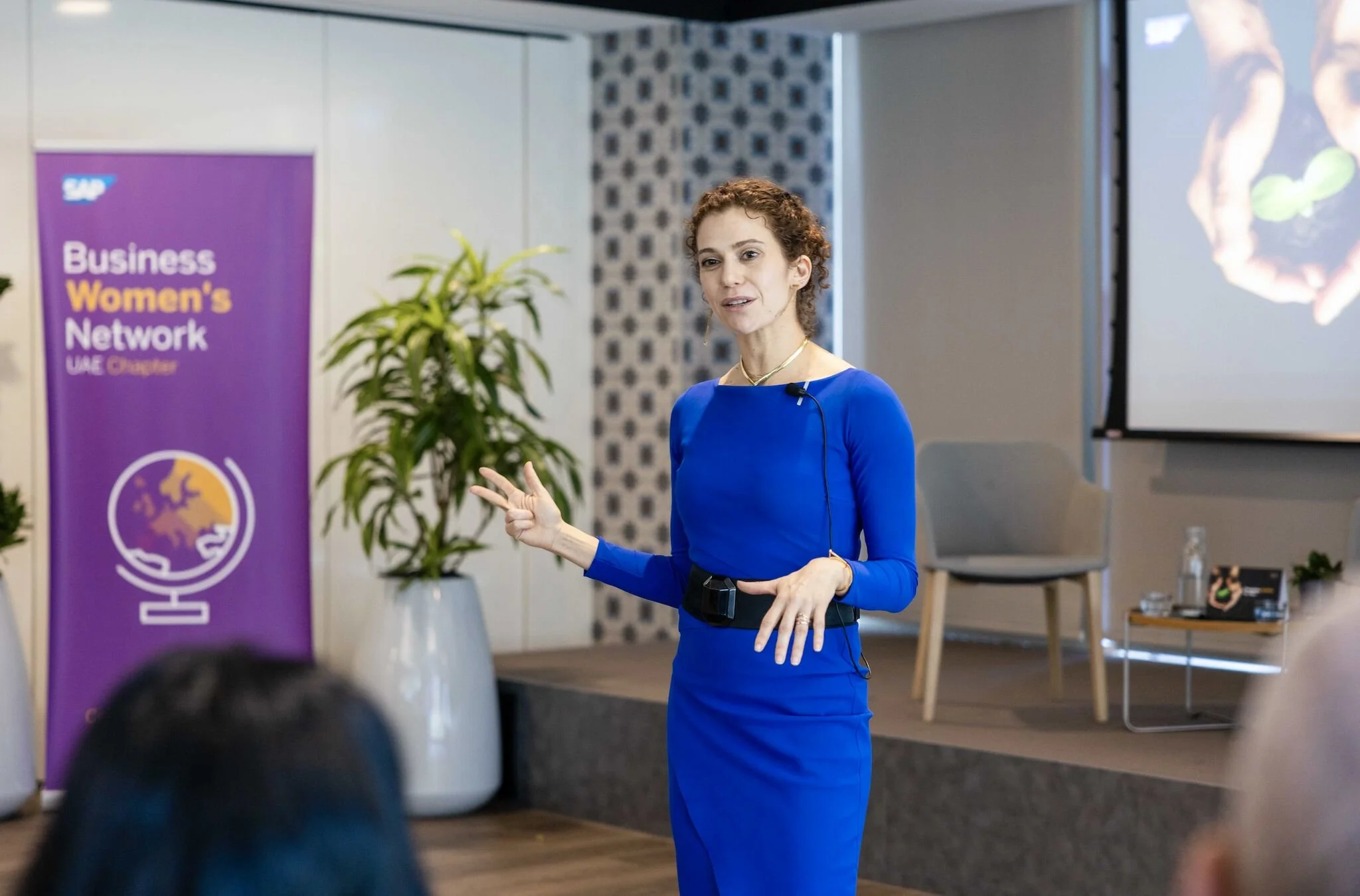 Sophia Mendelsohn at an SAP Business Women's Network event