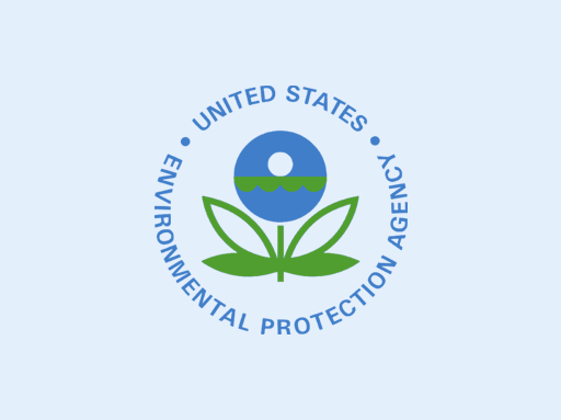 EPA loog on a blue background