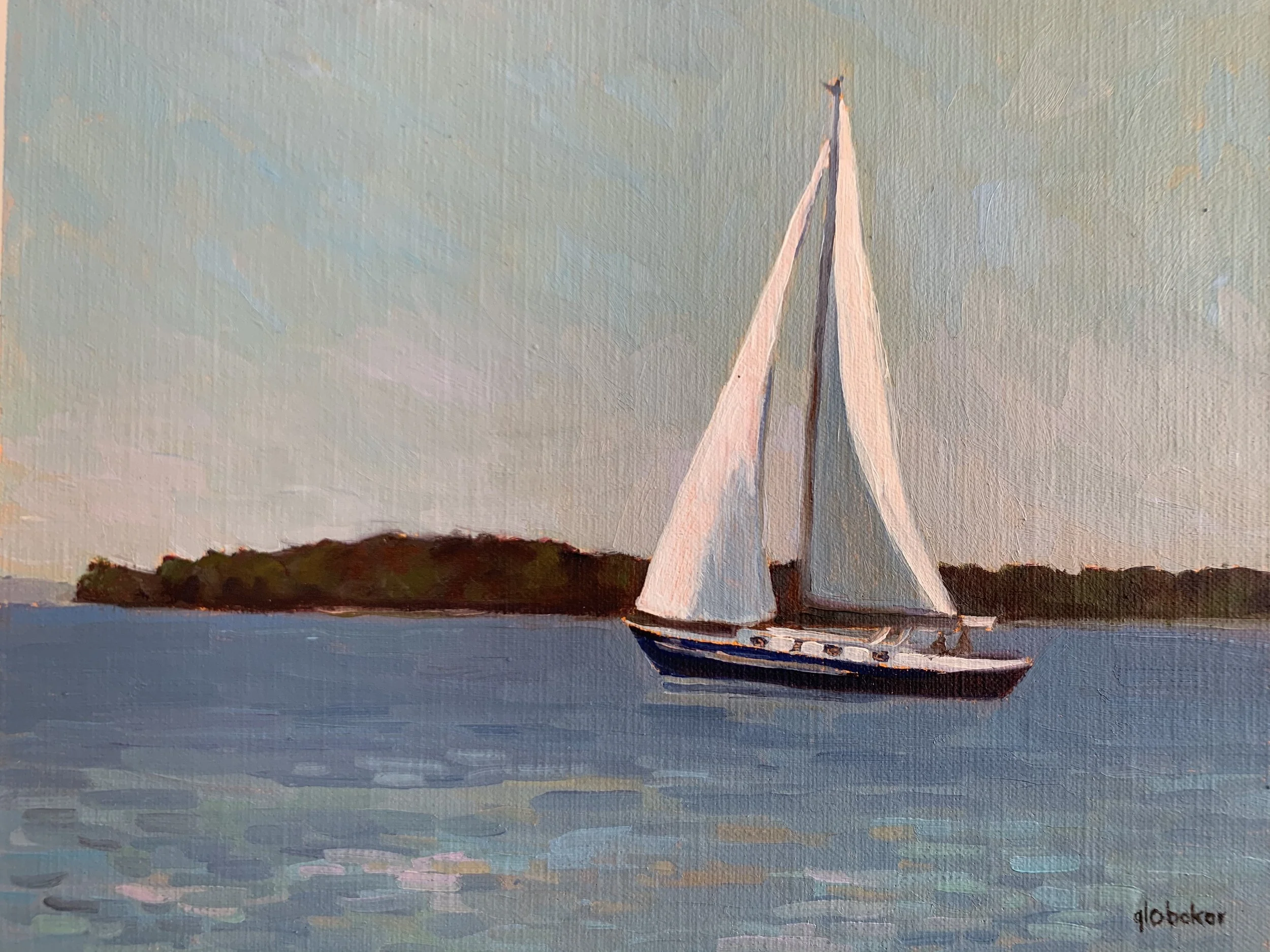 October Sail  SOLD