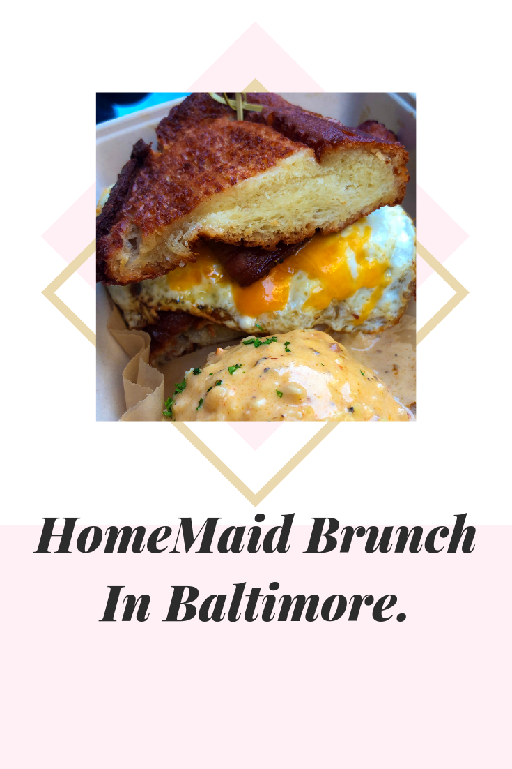 Brunch by HomeMaid’s Food Truck in Fells Point, Baltimore. 