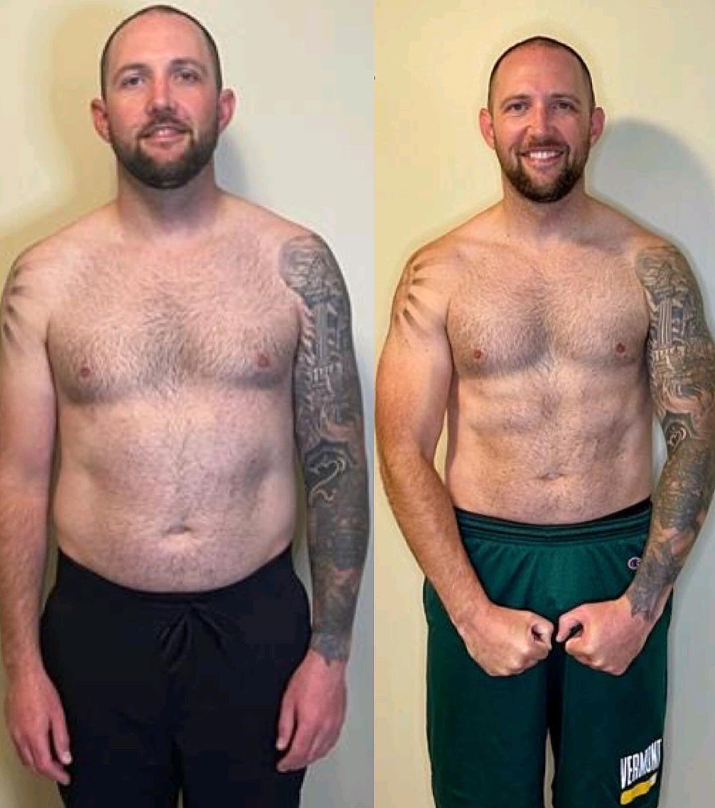 6 WEEK CHALLENGE WINNER ⁣🥳
Huge congrats to Adam! ⁣
⁣
&ldquo;I look and feel great!  I am much stronger.  I have better range of motion, and generally feel so much better about myself because I made the time for this. I even have the makings of a 6-