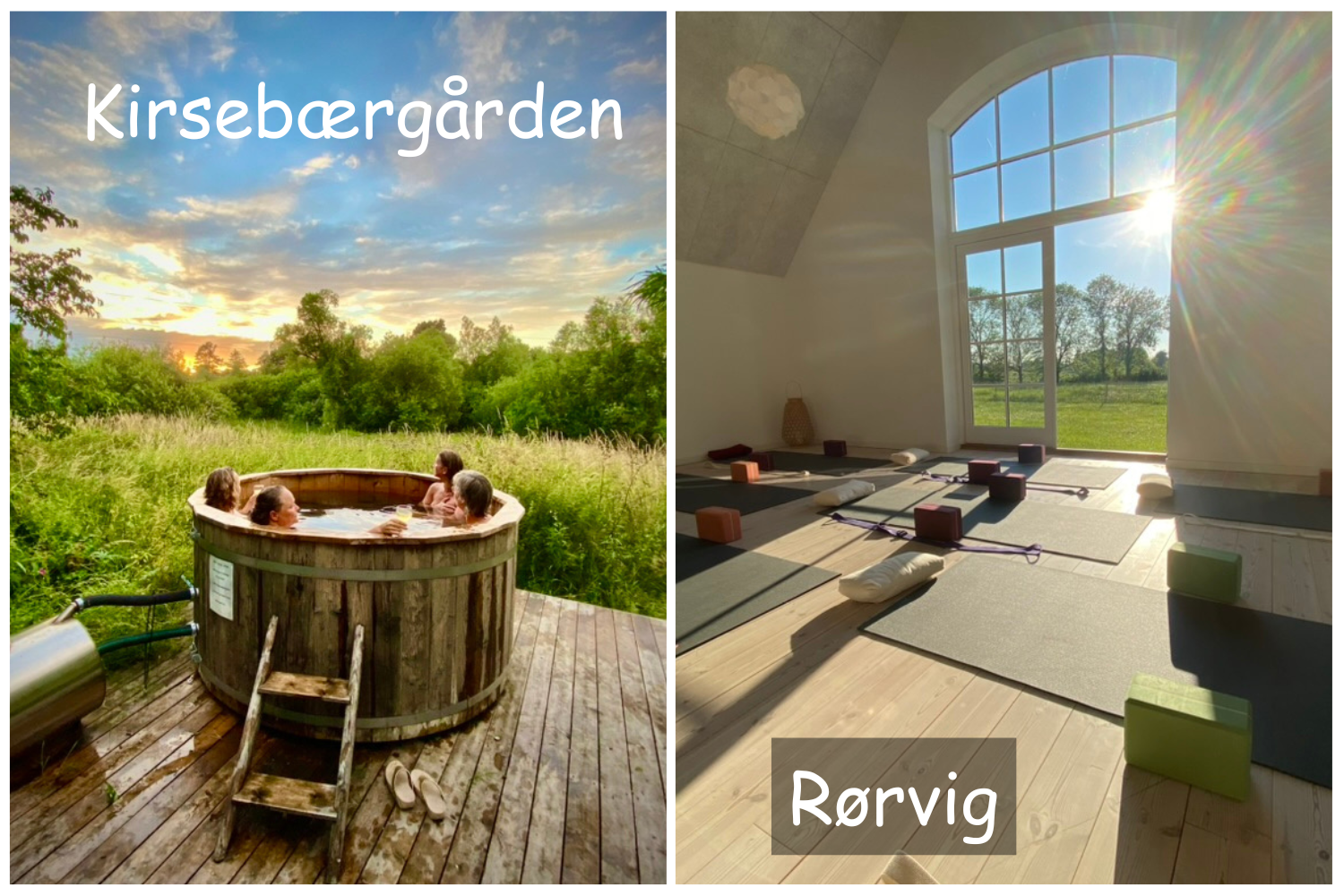Afstressende weekend ved Rørvig med Meditativ Yoga, Naturoplevelser, Morgensang, Saunagus & Øko-mad