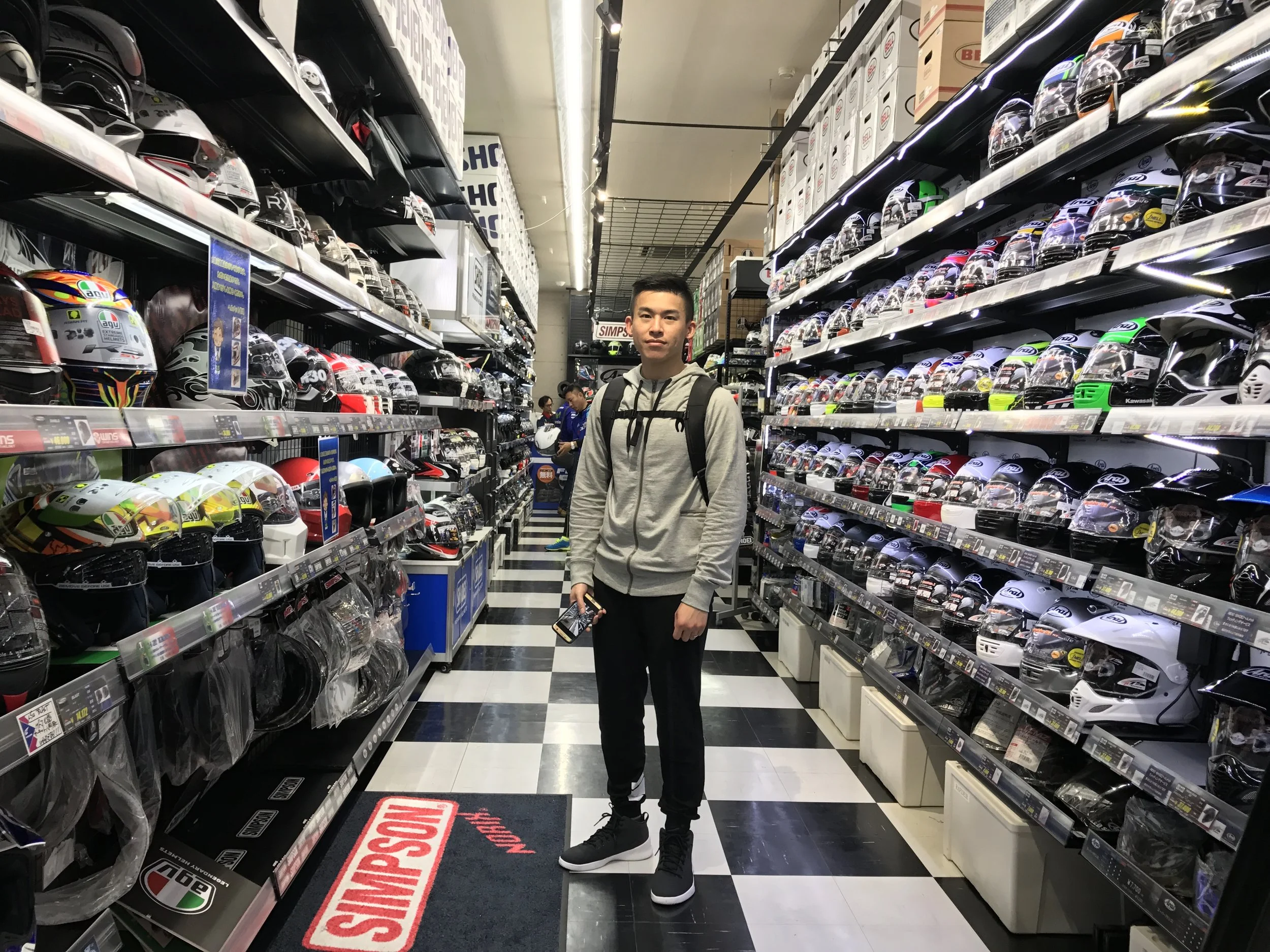 Motorcycle Gear Shopping in Tokyo