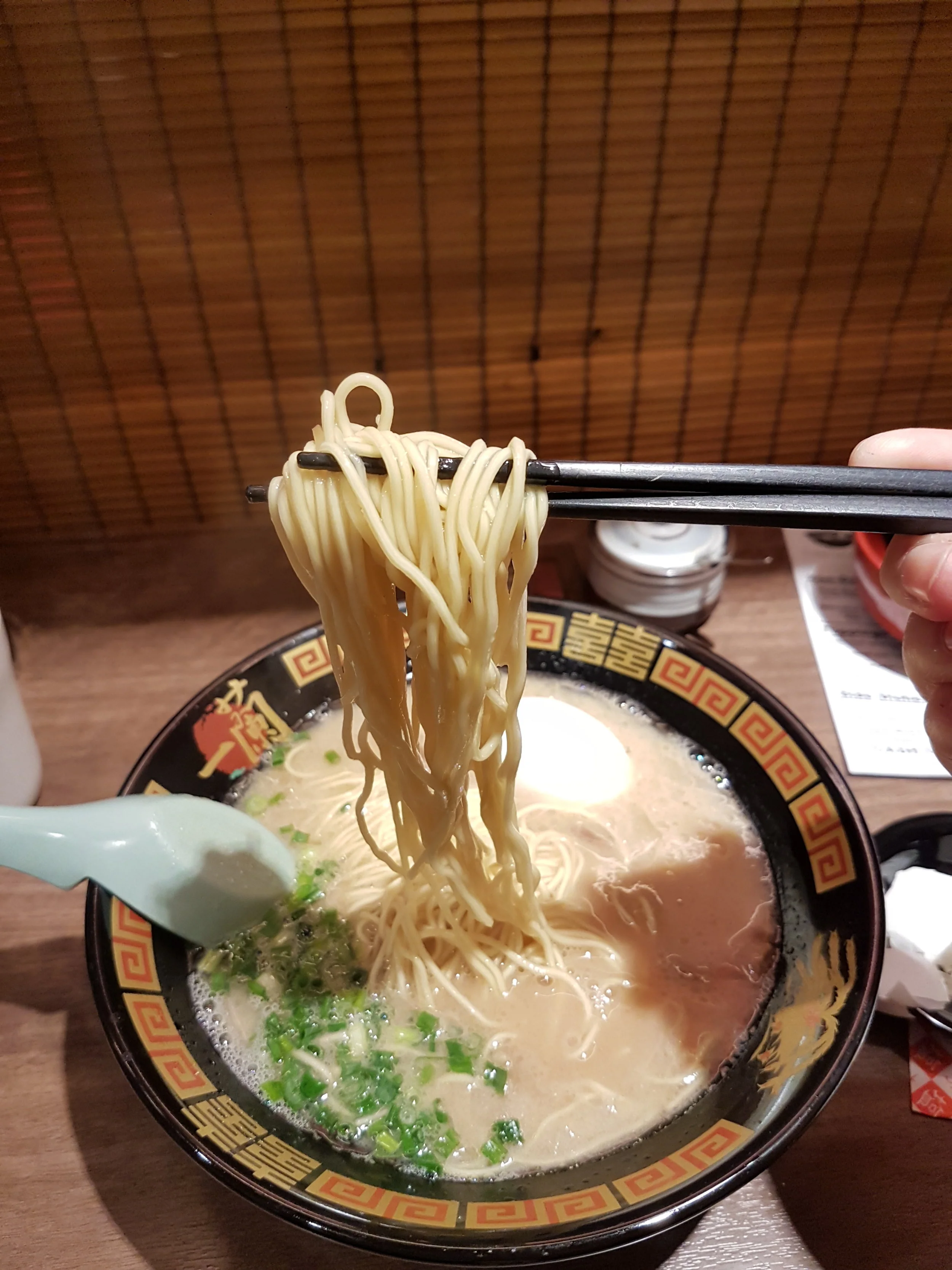 Ichiran Ramen - super popular place but personally it's not our favourite ramen at all! They're known for their Tonkotsu Ramen. There's lots of branches all over main cities, so you really can't miss it! 