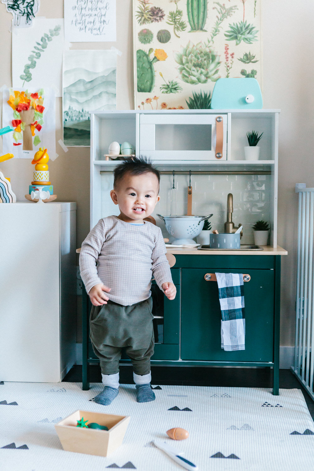 Chase's Ikea Play Kitchen Hack — Shortcut Travels