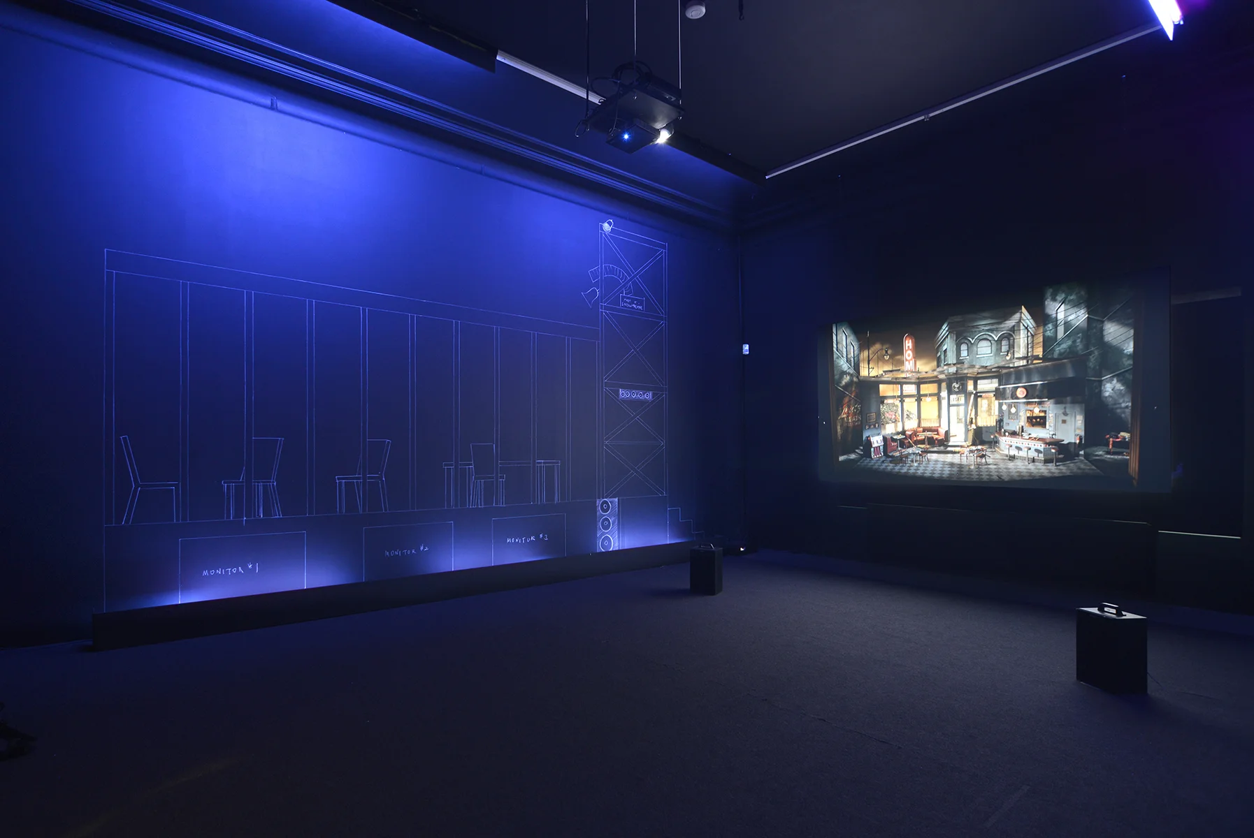 Catherine Sullivan Afterword Via Fantasia, Catherine Bastide gallery, Brussels, 2015, exhibition view
