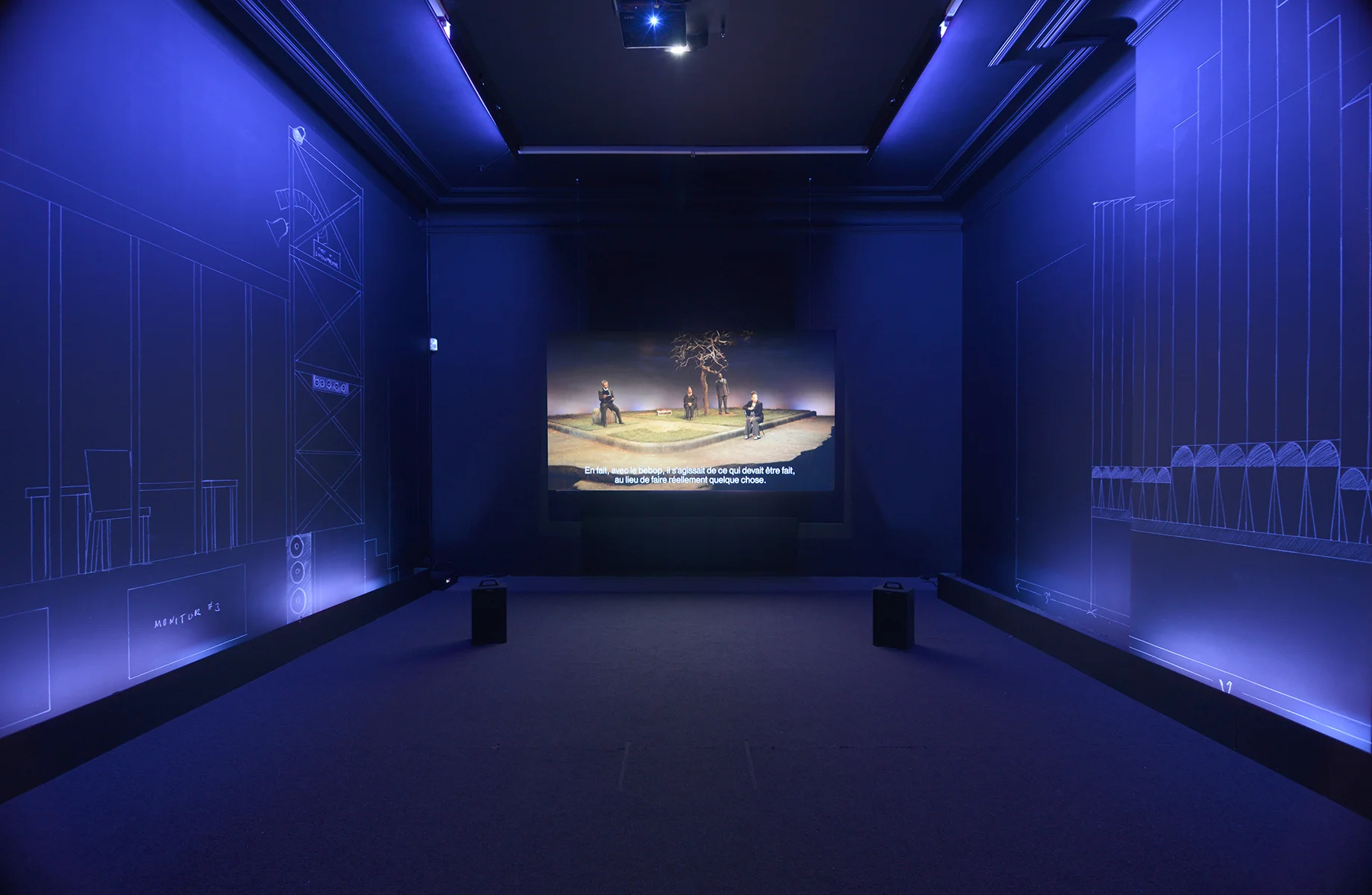 Catherine Sullivan Afterword Via Fantasia, Catherine Bastide gallery, Brussels, 2015, exhibition view