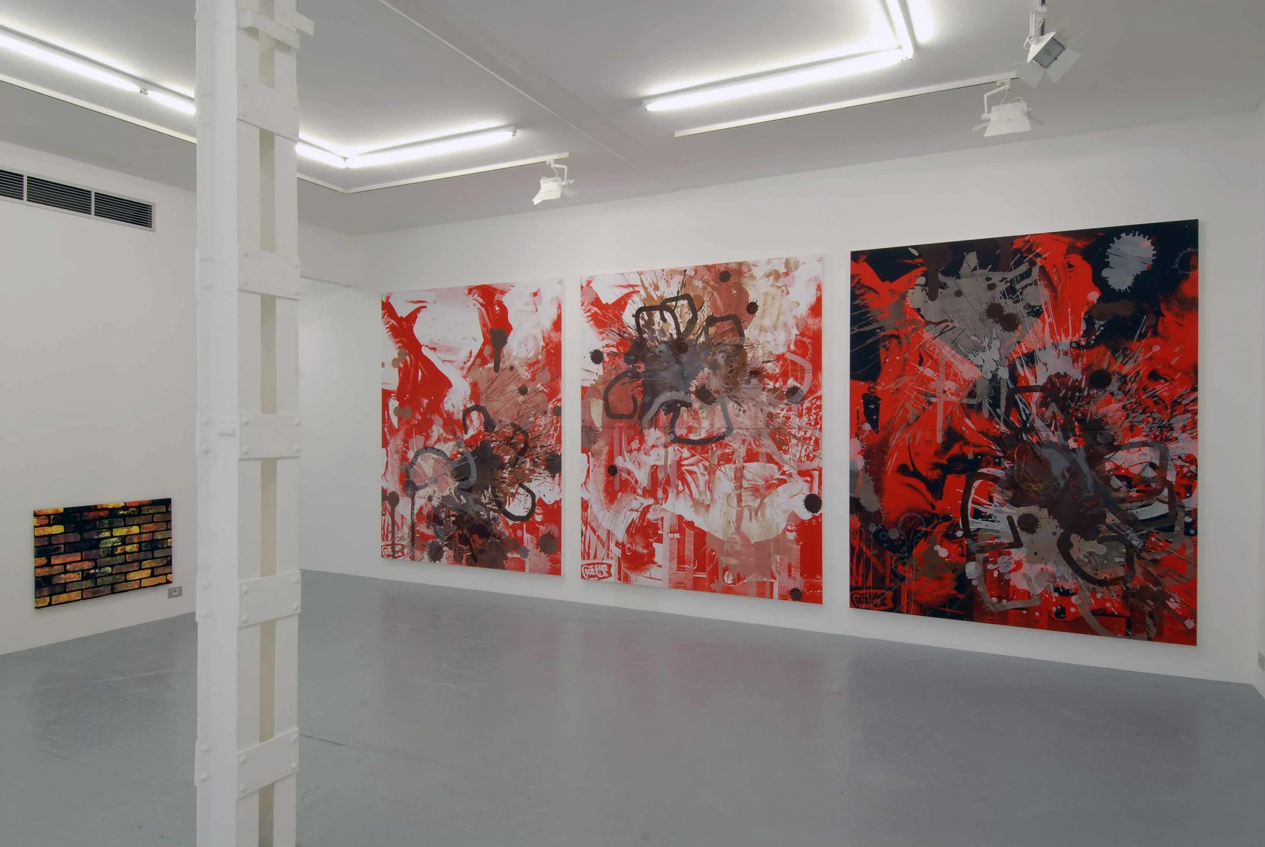 Kelley Walker, Catherine bastide gallery, Brussels, 2006, exhibition view