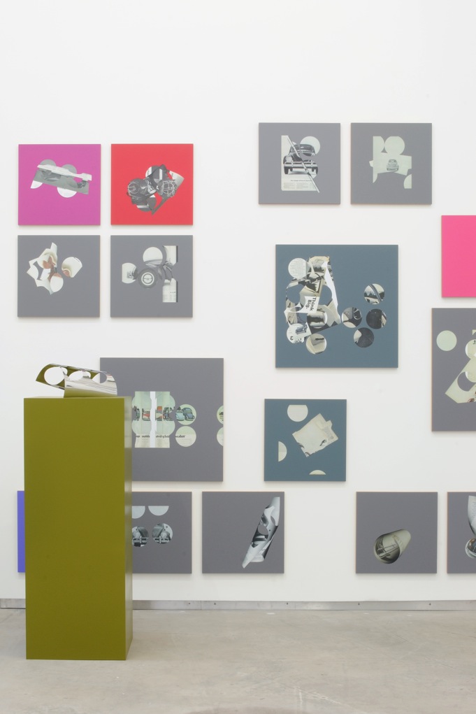 Kelley Walker, Catherine Bastide gallery, Brussels, 2012, exhibition view