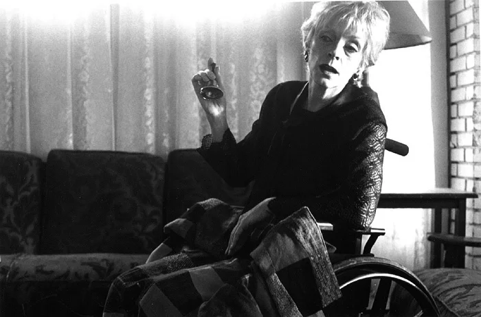 Catherine Sullivan, The Big Hunt, 2002, 5 channel video projection - 16-mm film transferred to DVD, 22 minutes per loop, black and white, no sound (video stills)