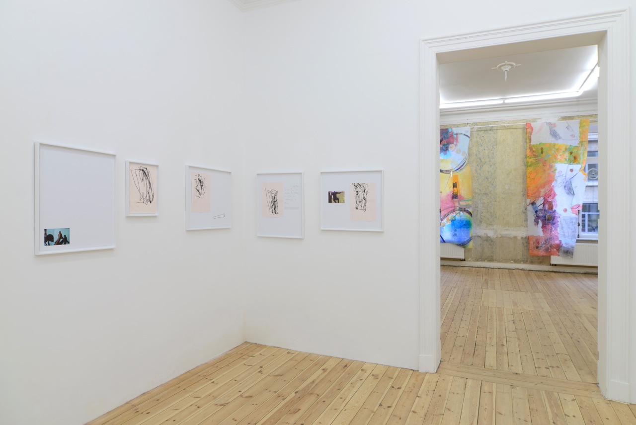 Nick Bastis, Making Friends , two-person show at Catherine Bastide gallery, Brussels, 2014, exhibition view