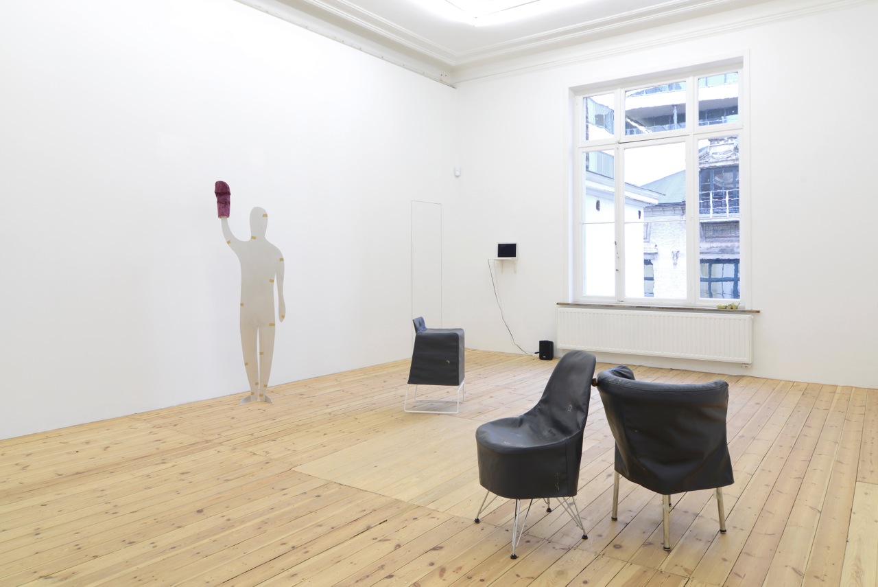 Nick Bastis, Making Friends , two-person show at Catherine Bastide gallery, Brussels, 2014, exhibition view