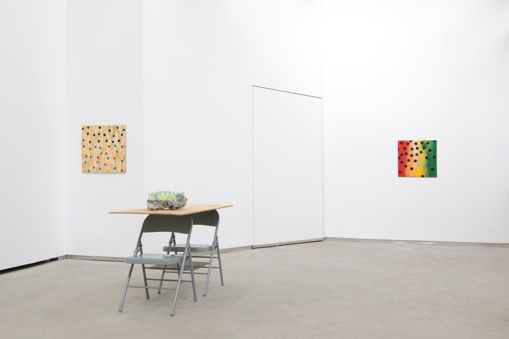 Part of This Complete Breakfast: objects for a wake, Catherine Bastide gallery, Brussels, 2012, exhibition view
