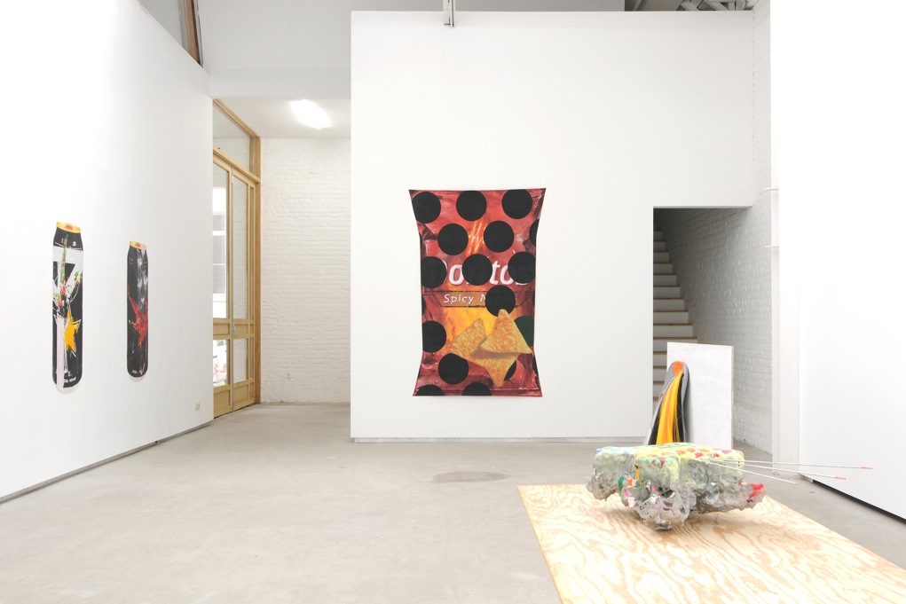 Part of This Complete Breakfast: objects for a wake, Catherine Bastide gallery, Brussels, 2012, exhibition view