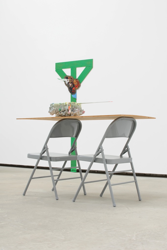 Part of This Complete Breakfast: objects for a wake, Catherine Bastide gallery, Brussels, 2012, exhibition view