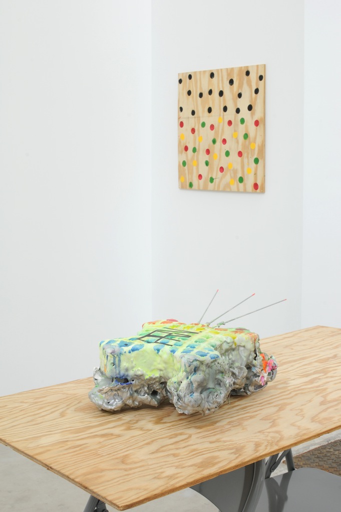 Part of This Complete Breakfast: objects for a wake, Catherine Bastide gallery, Brussels, 2012, exhibition view