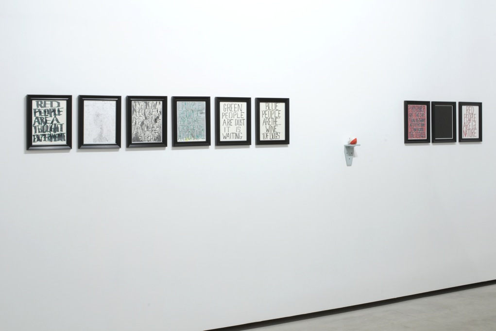 Three Projects, Catherine Bastide gallery, Brussels, 2012, exhibition view