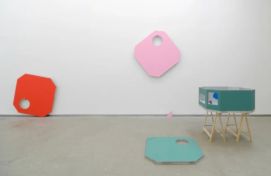 Jean-Pascal Flavien, Rose! The plan is the show, Catherine Bastide gallery, Brussels, 2014, exhibition view