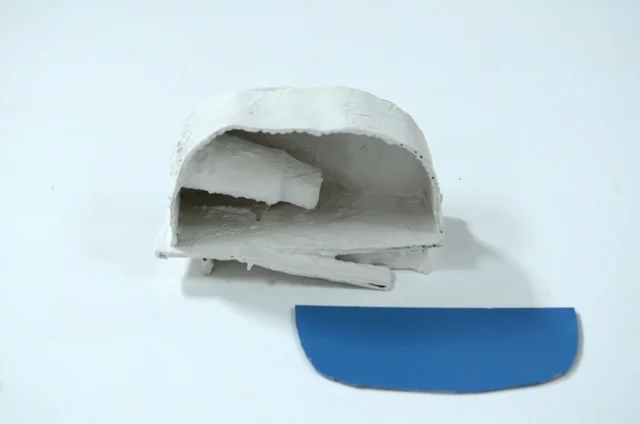 Tube de souffre , 2001 with annotated shoebox