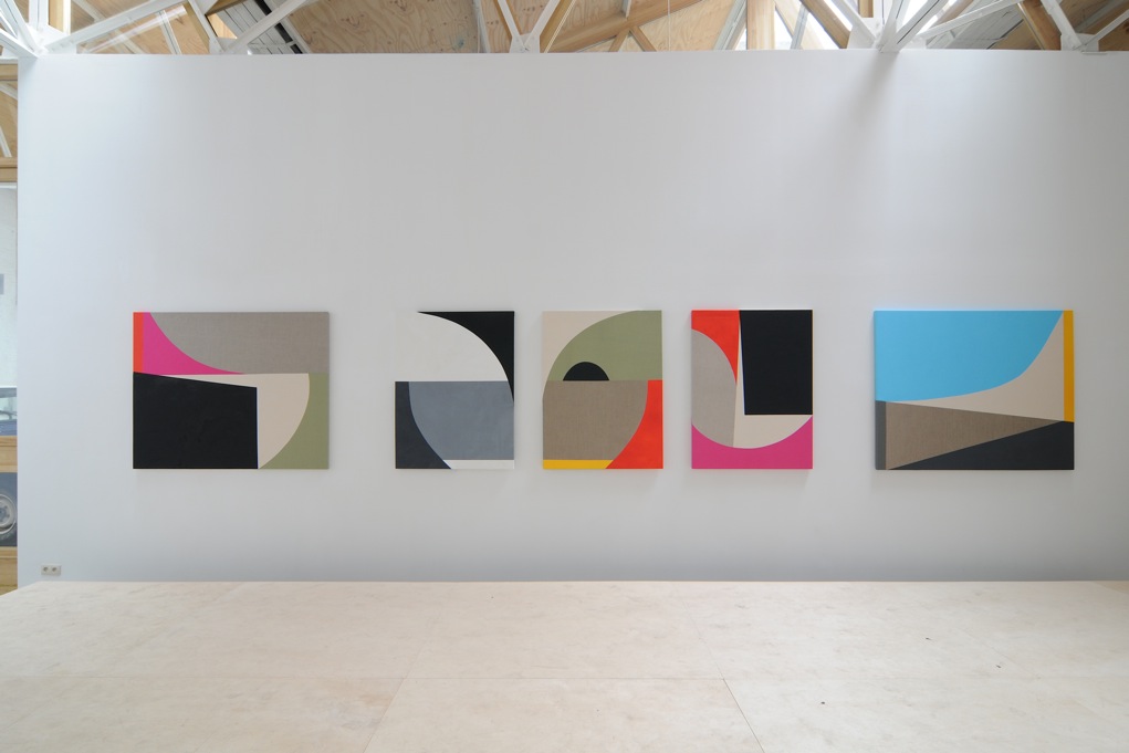 Sarah Crowner, Ballet Plastique , Catherine Bastide gallery, 2011, exhibition view