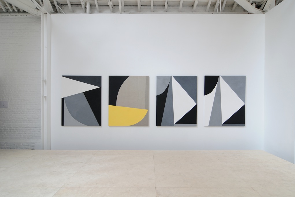 Sarah Crowner, Ballet Plastique , Catherine Bastide gallery, 2011, exhibition view