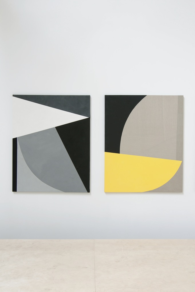 Sarah Crowner, Ballet Plastique , Catherine Bastide gallery, 2011, exhibition view
