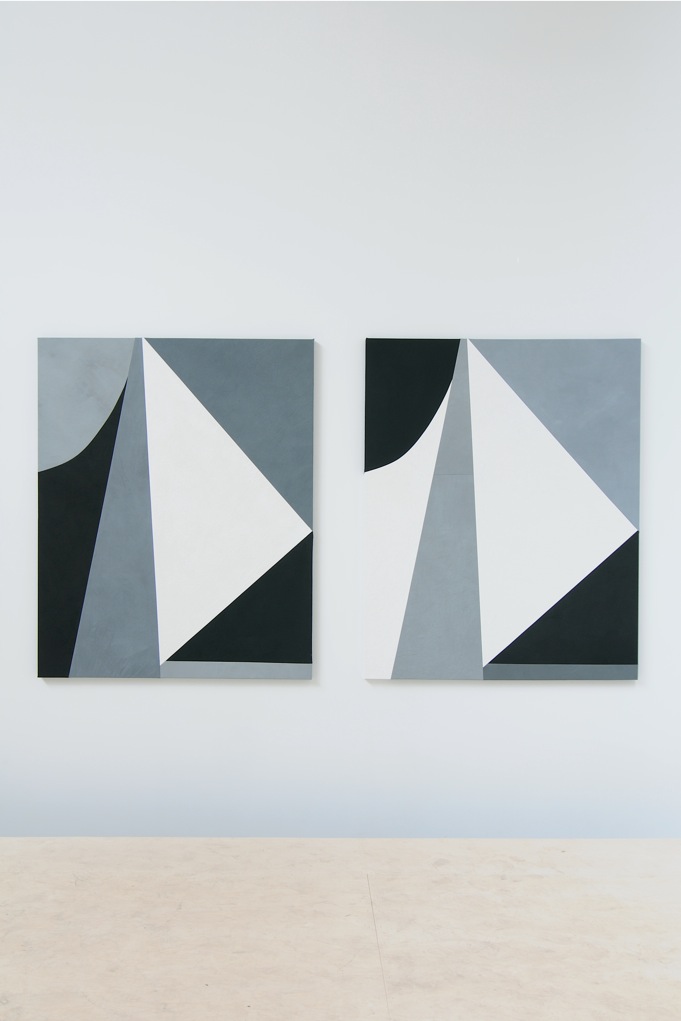 Sarah Crowner, Ballet Plastique , Catherine Bastide gallery, 2011, exhibition view