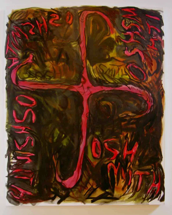 Josh Smith, Untitled, 2003, oil on canvas, 59,8 x 48 inch (152 x 122 cm)