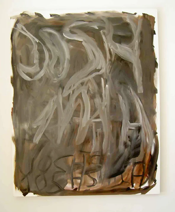 Josh Smith, Untitled, 2003, oil on canvas, 59,8 x 48 inch (152 x 122 cm)