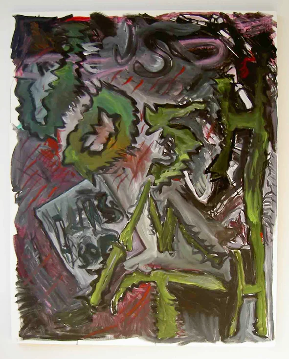 Josh Smith, Untitled, 2003, oil on canvas, 59,8 x 48 inch (152 x 122 cm)