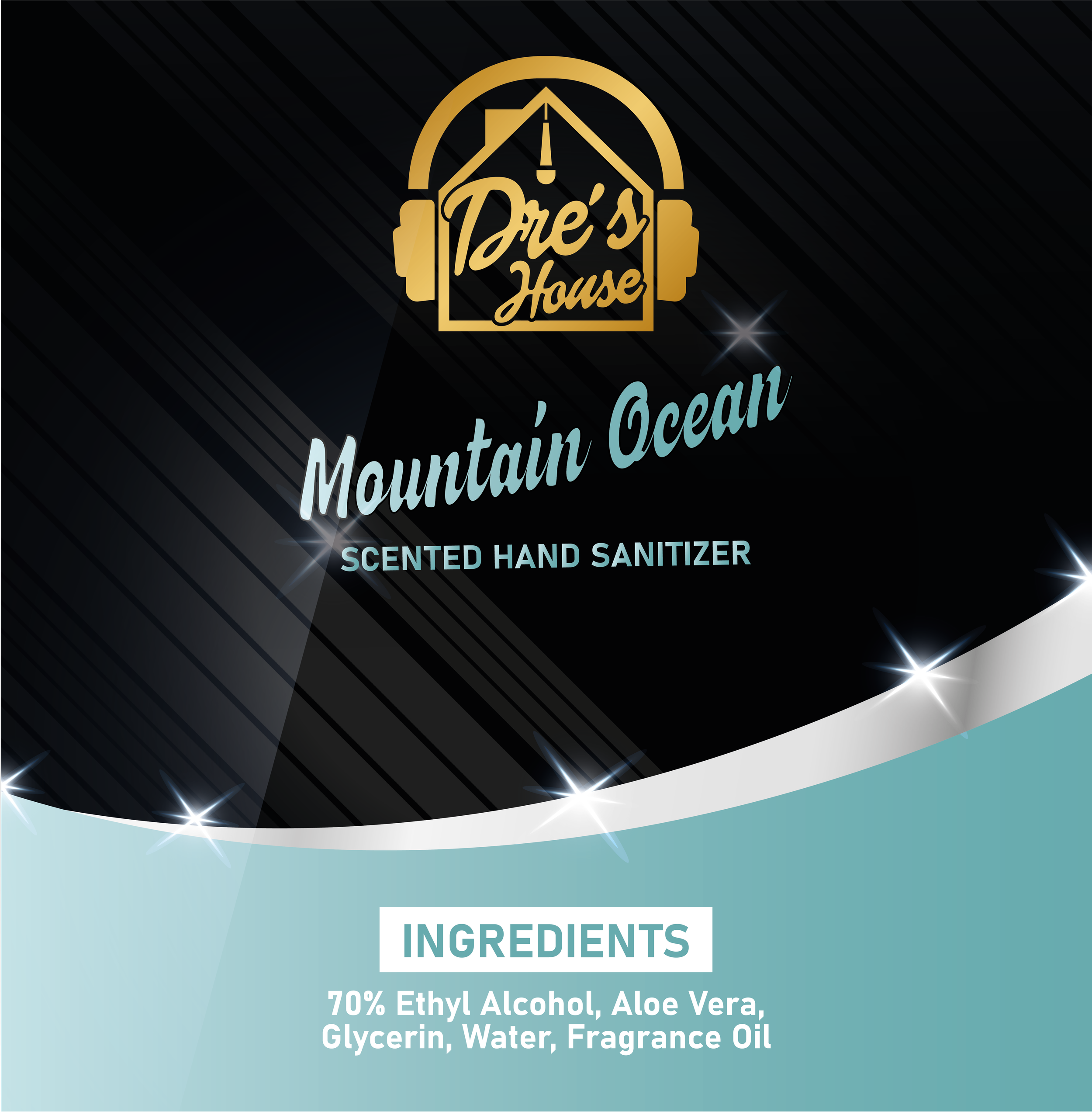Mountain Ocean - Dre's House Scented Hand Sanitizer