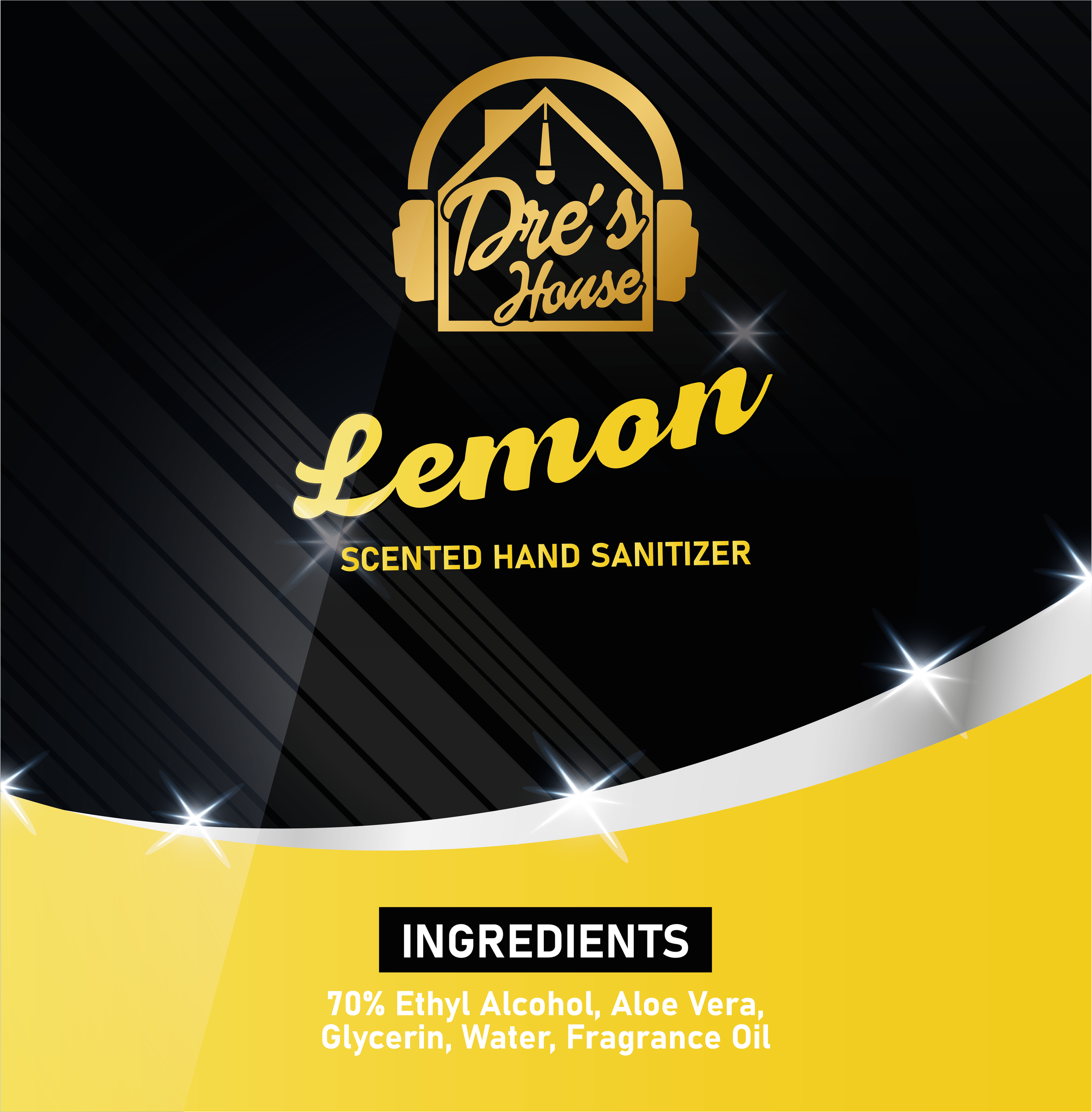 Lemon- Dre's House Scented Hand Sanitizer