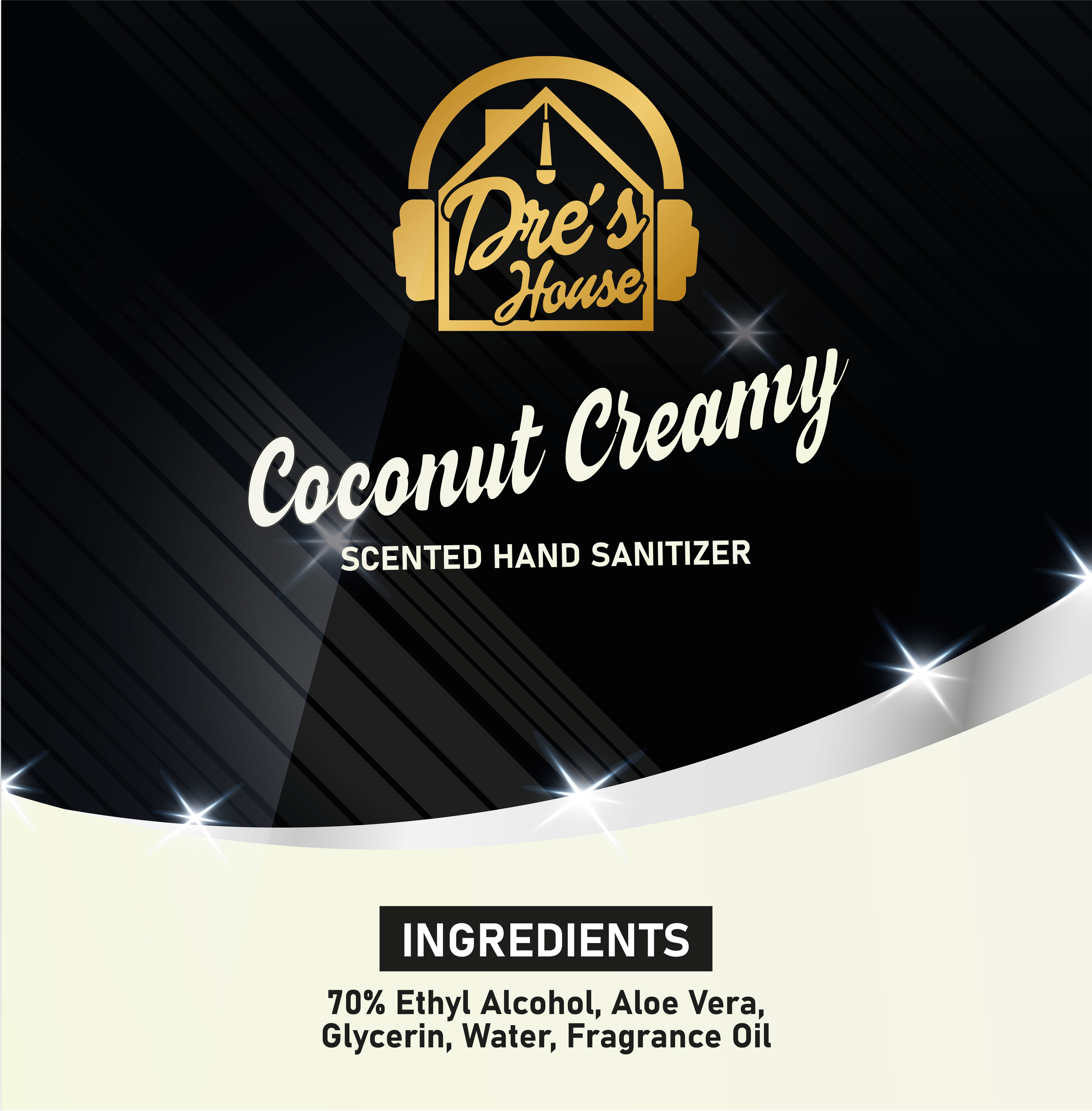 Coconut Creamy- Dre's House Scented Hand Sanitizer