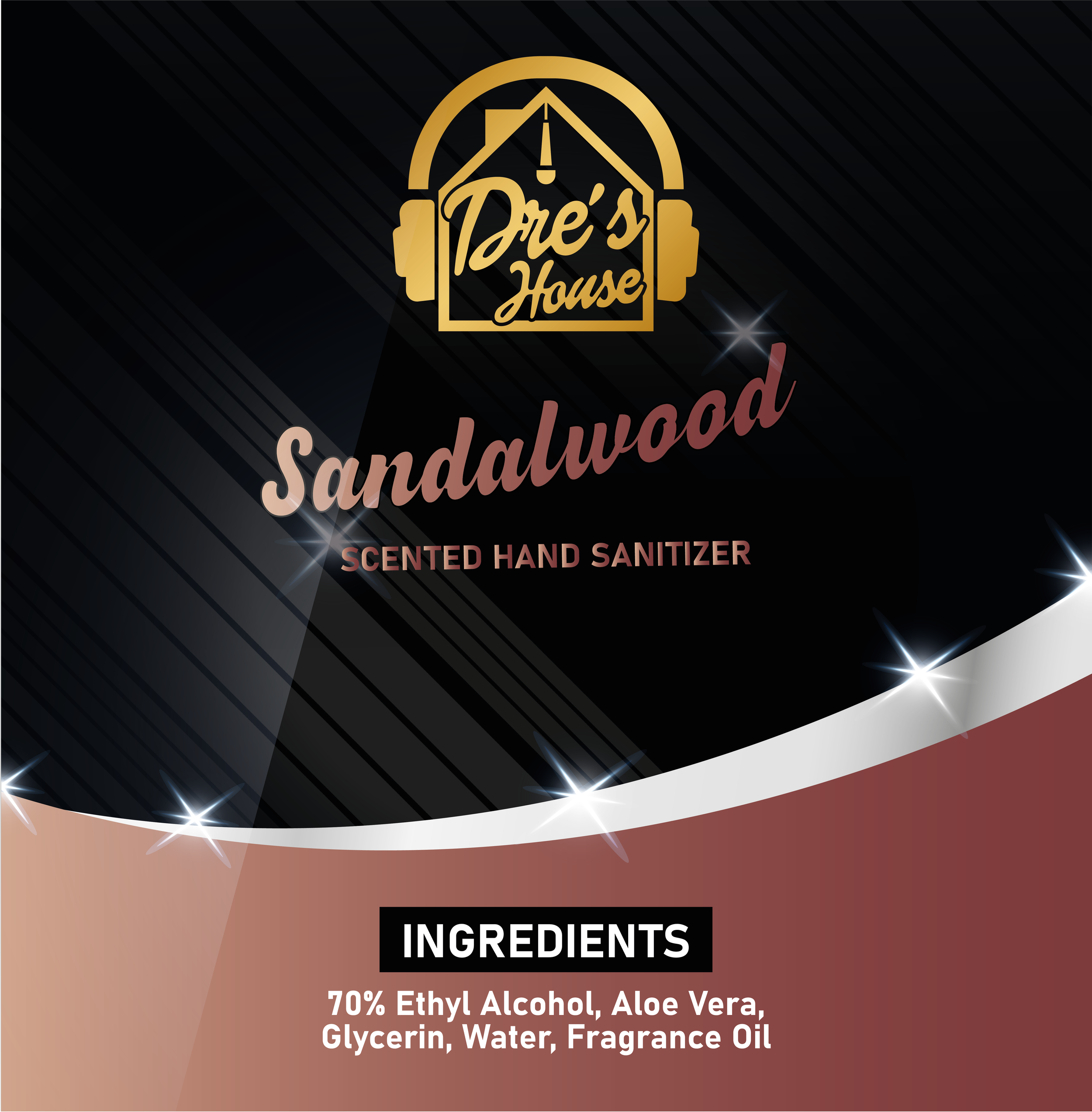 Sandlewood - Dre's House Scented Hand Sanitizer