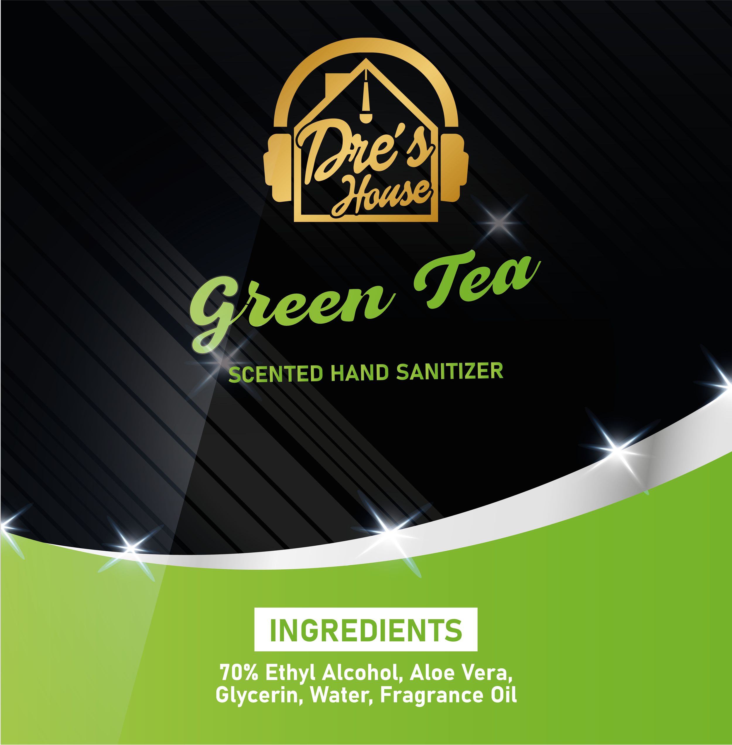 Green Tea - Dre's House Scented Hand Sanitizer