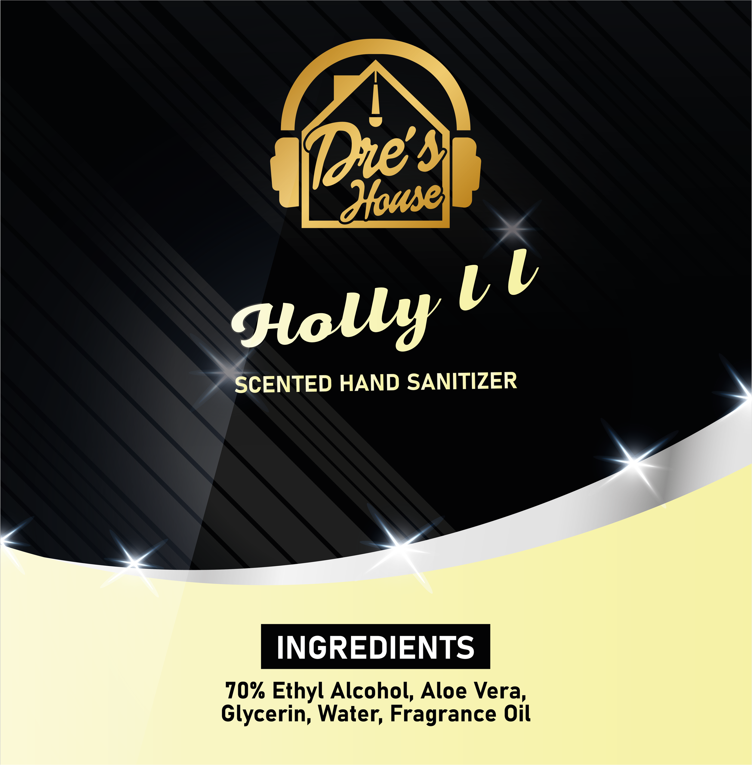 Holly II(Vanilla)- Dre's House Scented Hand Sanitizer