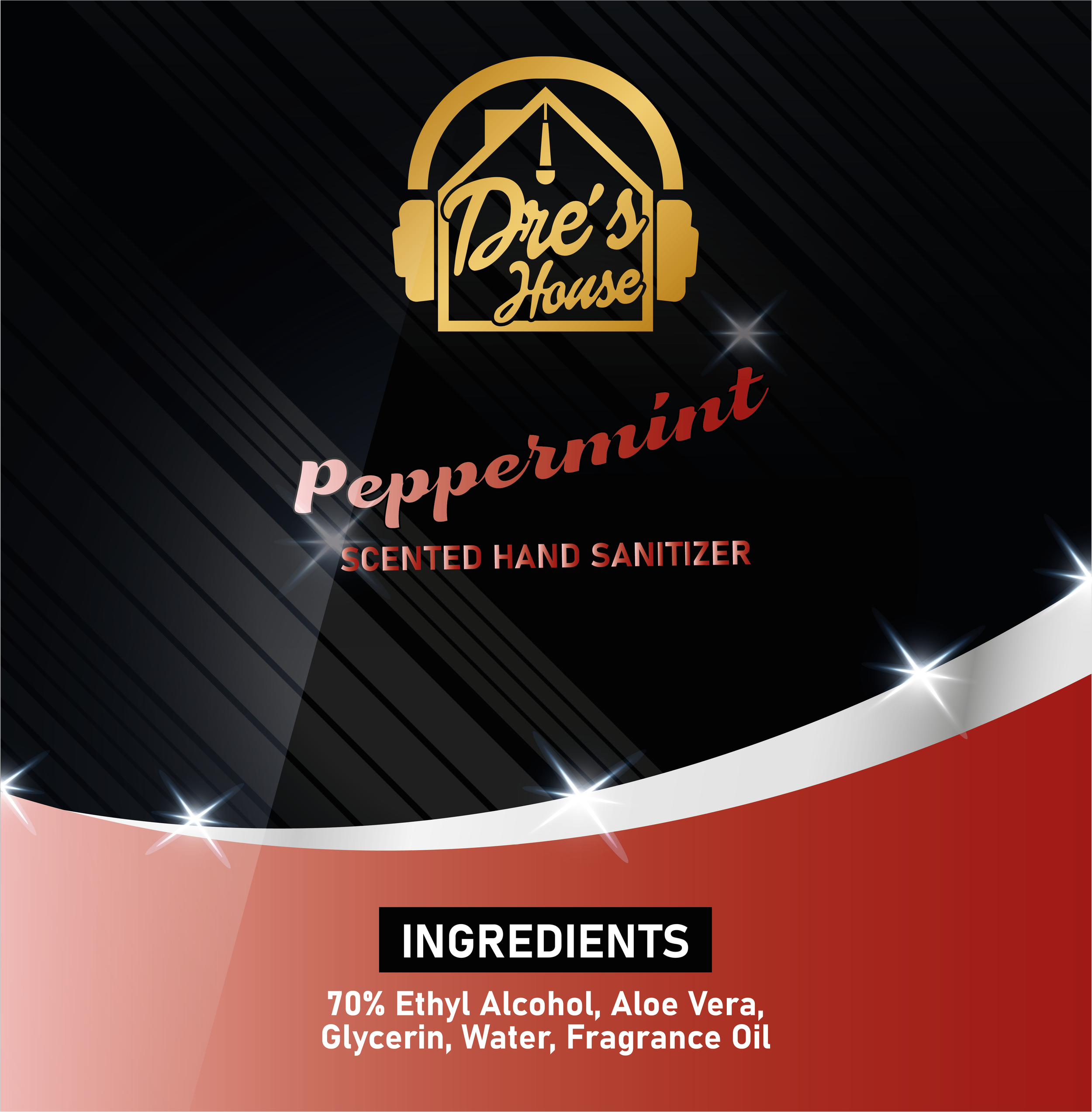 Peppermint - Dre's House Scented Hand Sanitizer