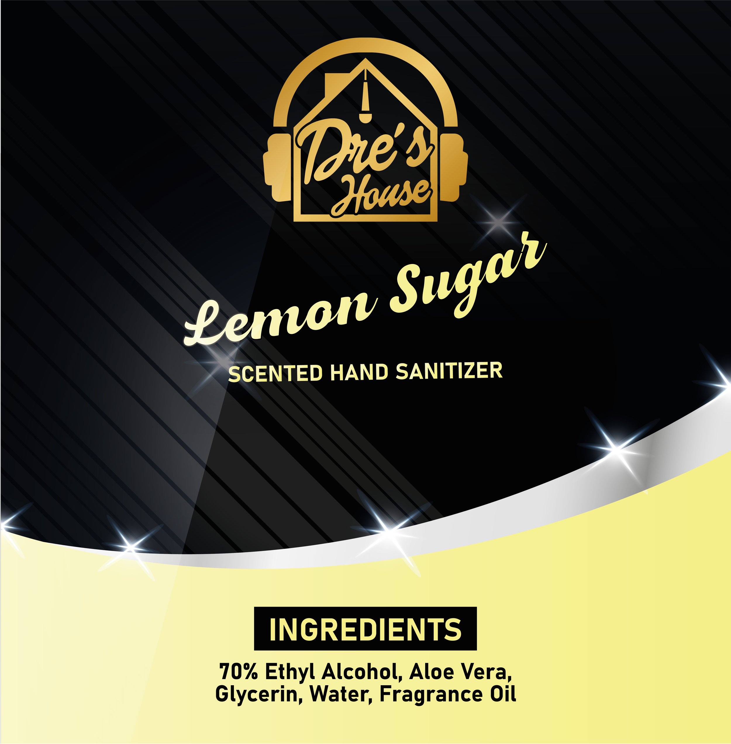 Lemon Sugar- Dre's House Scented Hand Sanitizer