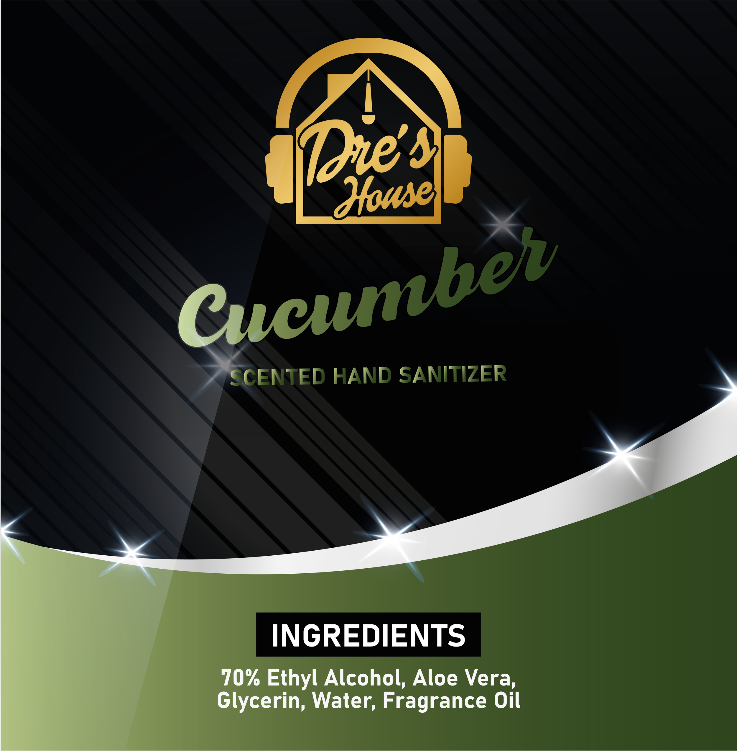 Cucumber - Dre's House Scented Hand Sanitizer