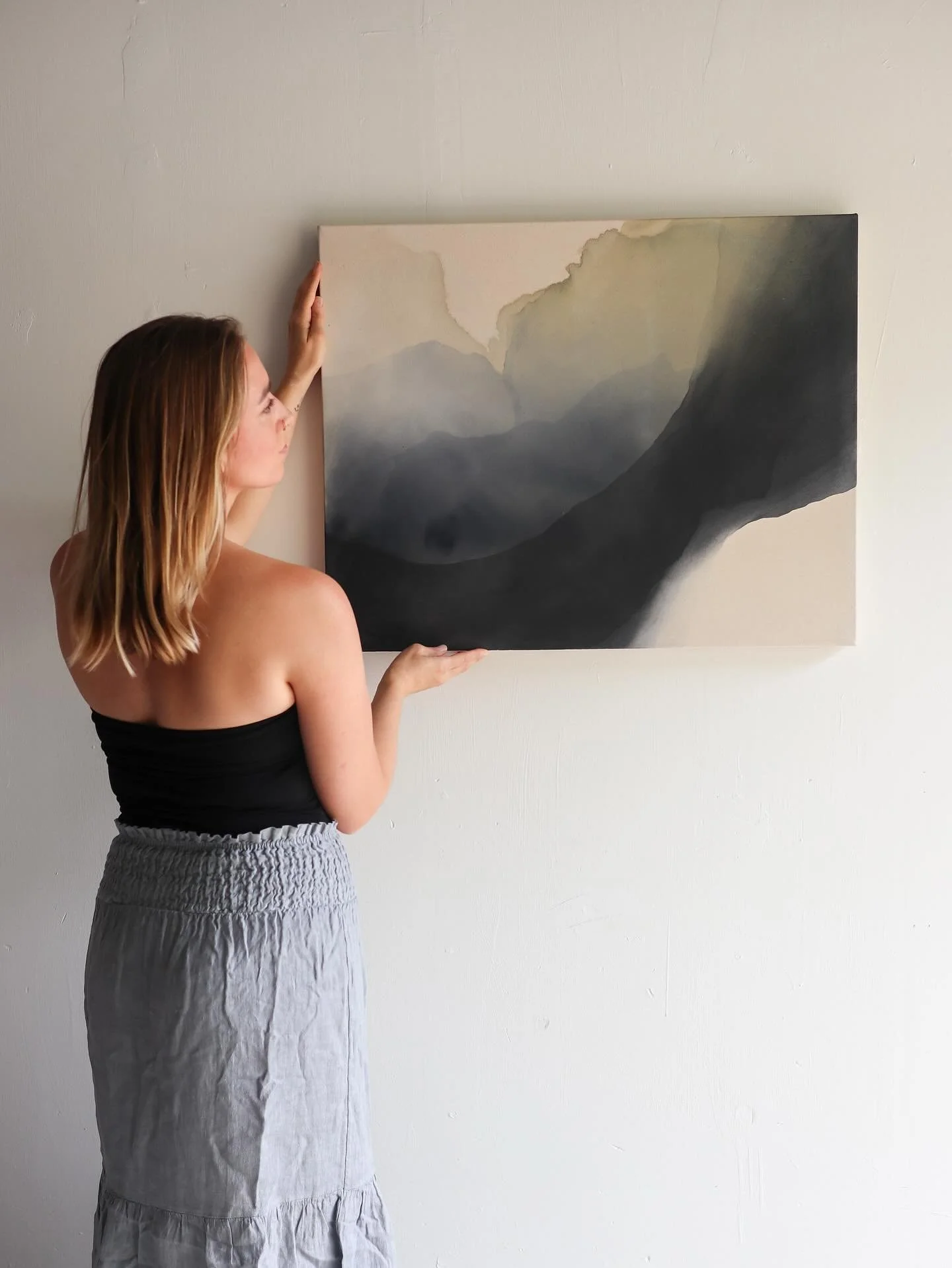 this one is a favorite from the studio lately. this pieces and the rest of the series came from a place of feeling wide awake&hellip; full of color, full of movement, full of the little moments that stay with you long after they pass. i can&rsquo;t w