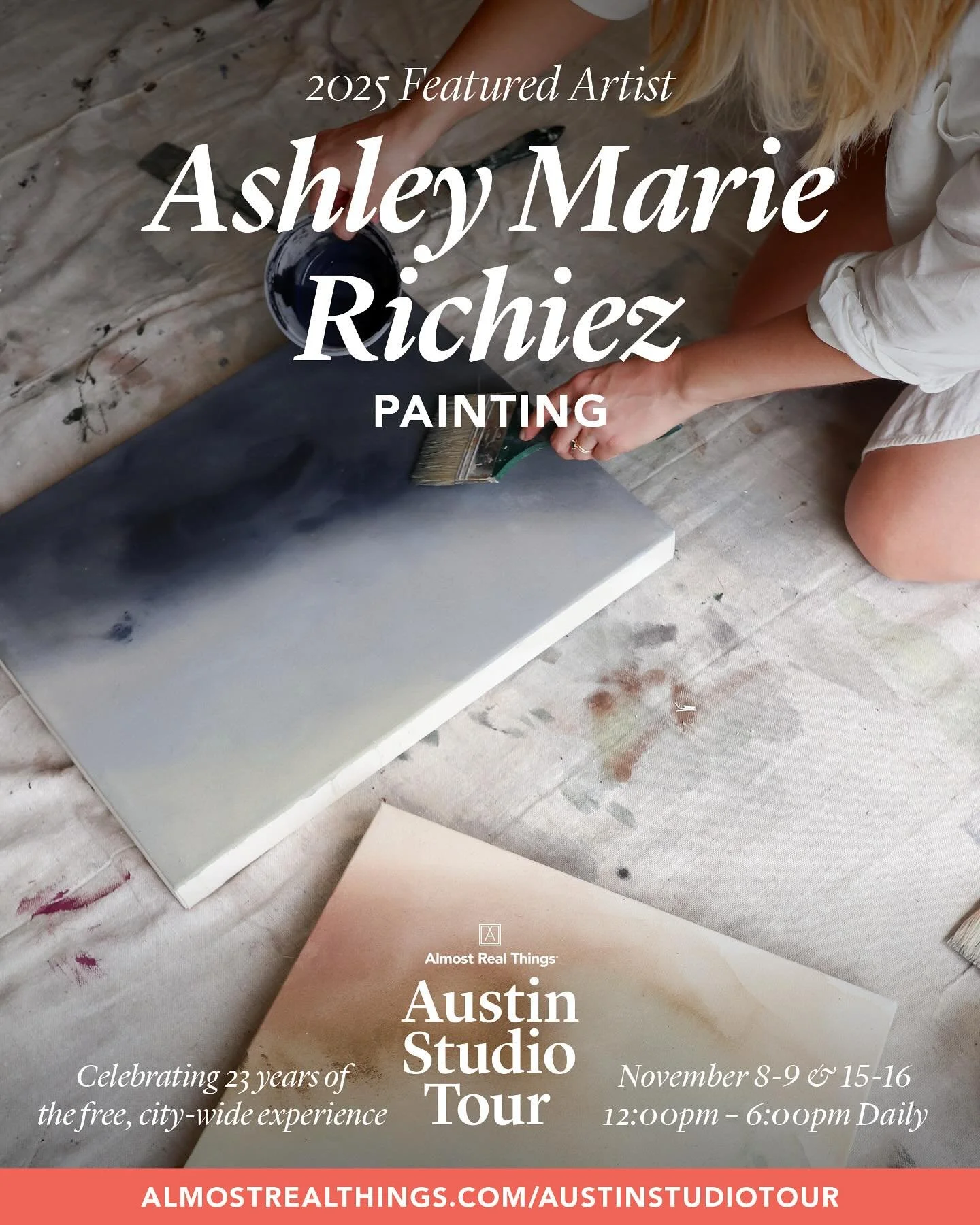 The Austin Studio Tour starts this weekend! 🤍

I&rsquo;ll be showing my artwork at Canopy (Studio Trailer #4), stop #66 on the tour. Come explore a curated collection of my paintings; each one inspired by the emotions and impressions that linger aft