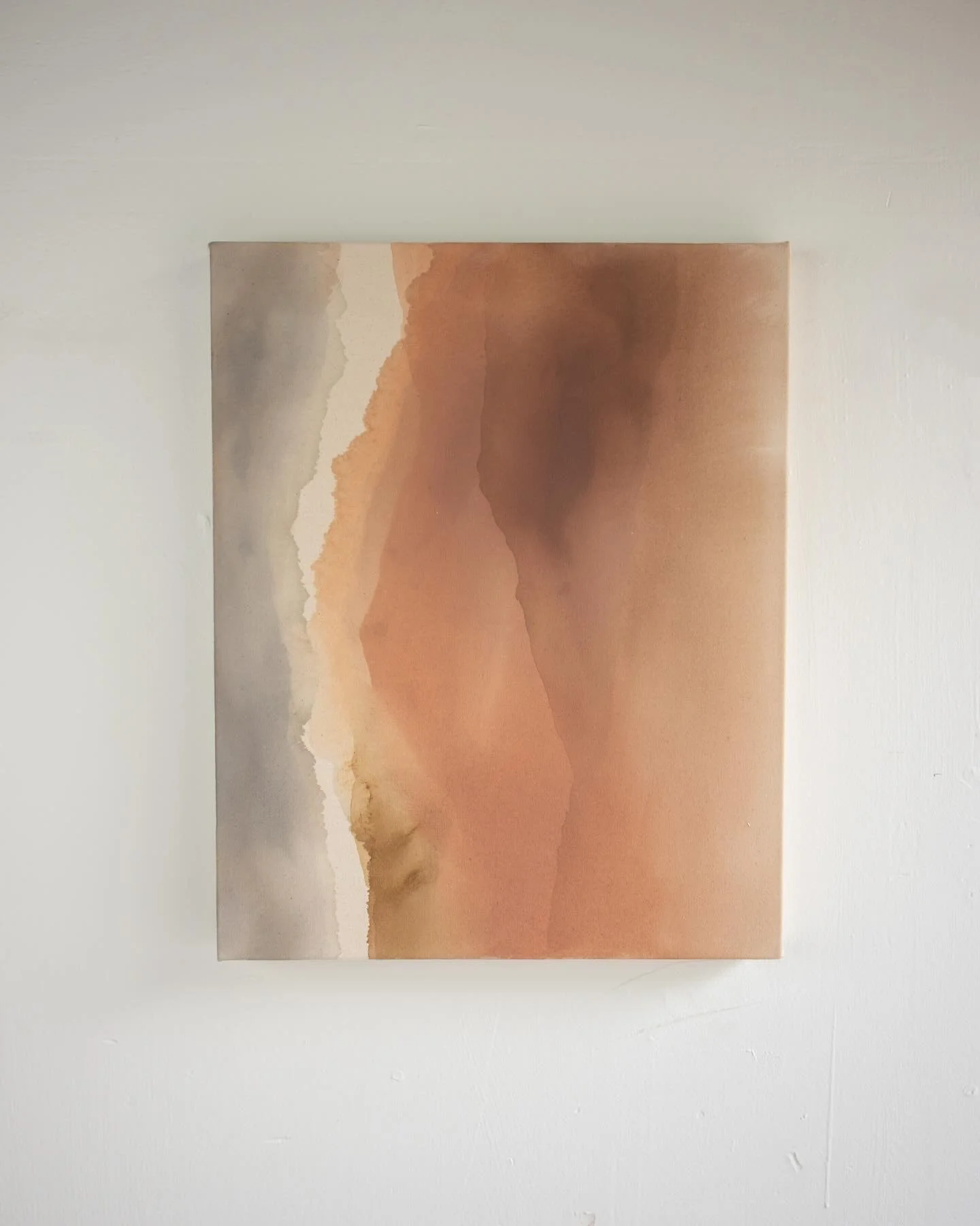 The color of summer evenings when the light feels close to the skin. Inspired by travels to Sedona, where the red rock and sunsets know no bounds.

&lsquo;It feels like home&rsquo;
20&rdquo;x16&rdquo;
Available. If interested, feel free to DM or emai