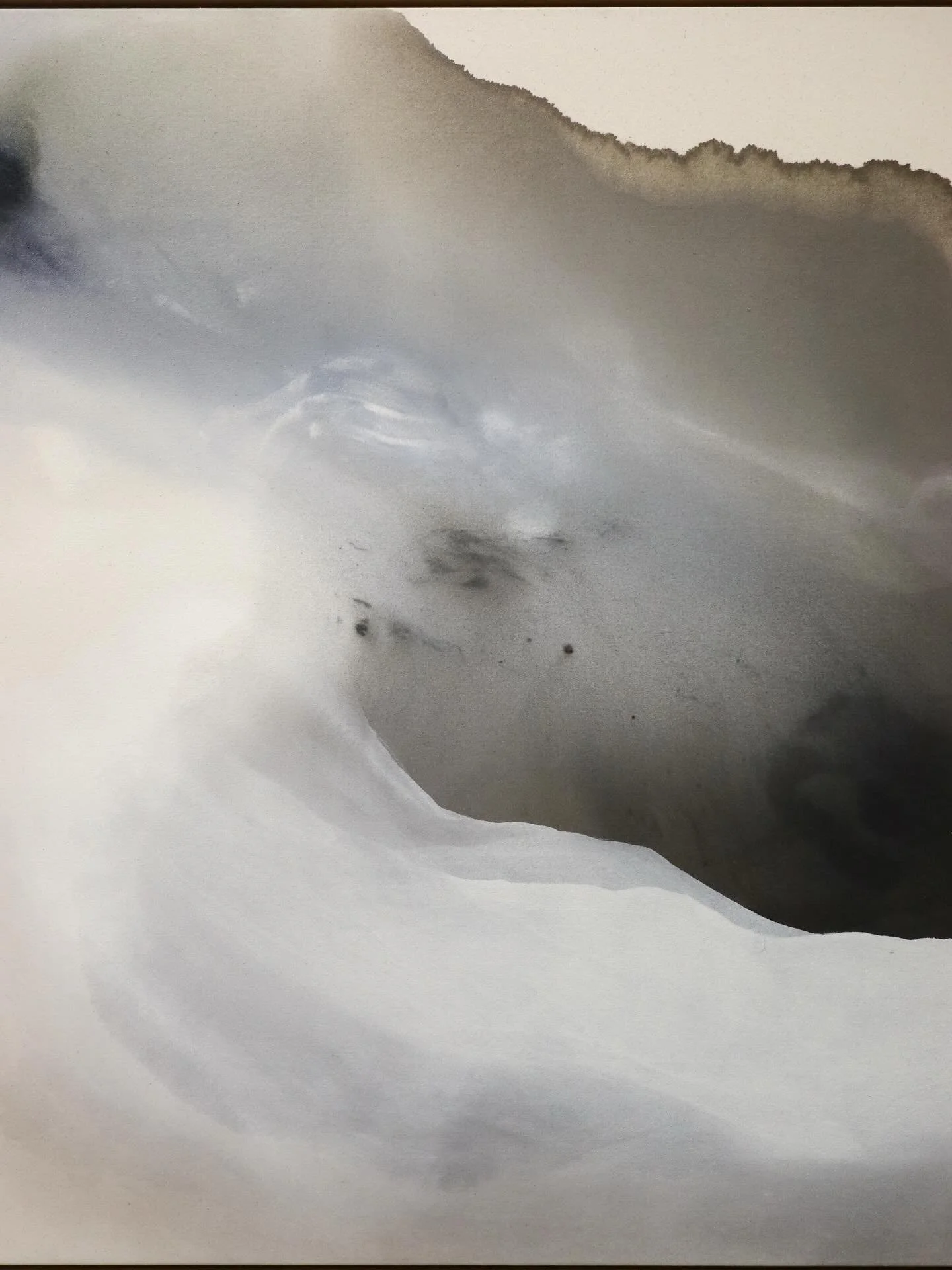 Layers built over time. These marks tell the story of process, experimentation, and letting the work unfold naturally.

Close ups of &ldquo;the symphony of sea and sauna&rdquo;
36&rdquo;x48&rdquo; 
Framed in white oak
Available. If interested, feel f