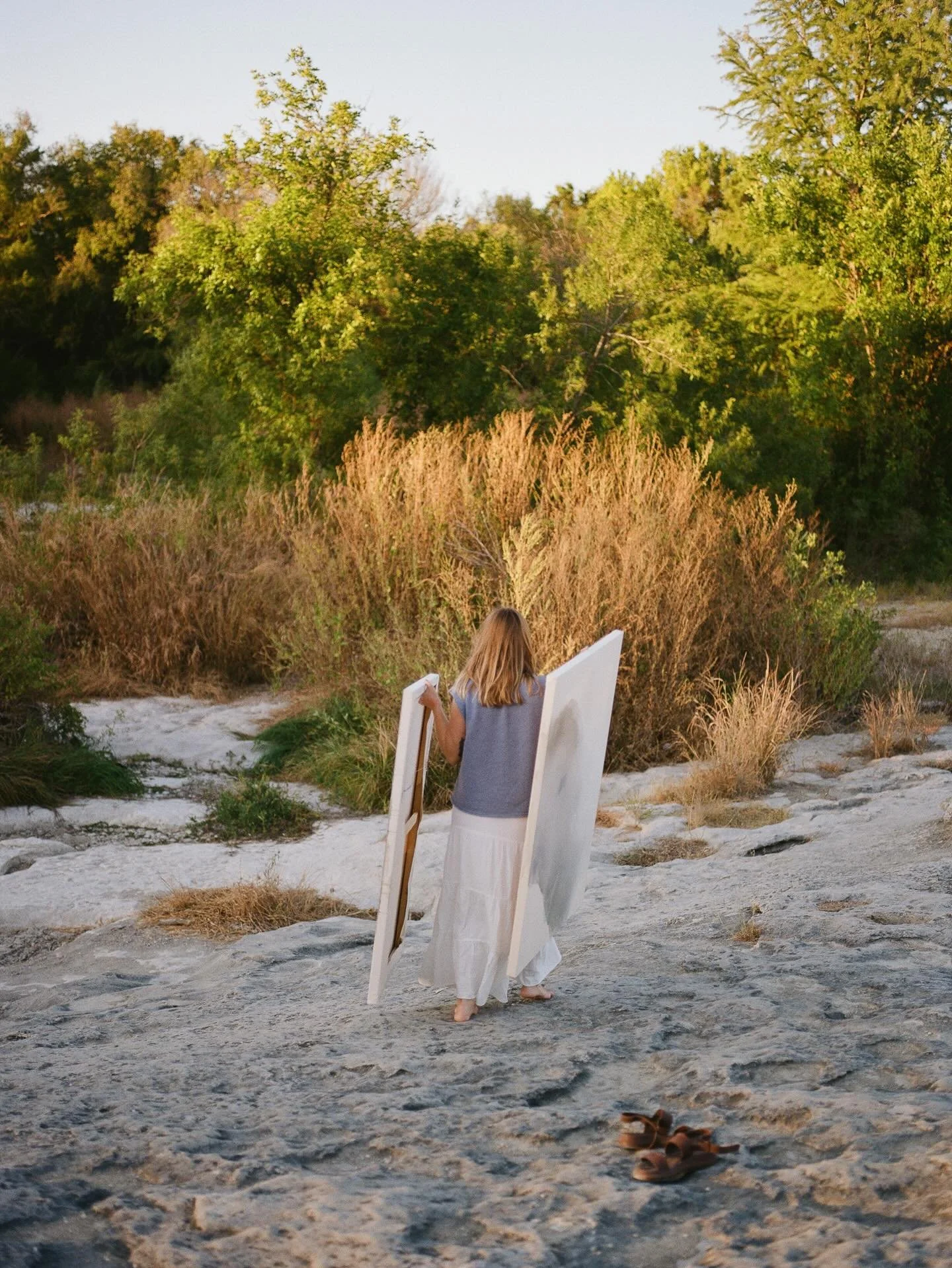 Bringing finished pieces back into the natural light. 
&ldquo;lost in the light&rdquo; and &ldquo;with every breath&rdquo;

48&rdquo;x36&rdquo; each
Available. If interested, feel free to DM or email. More details are on my website (link in bio).
📸 