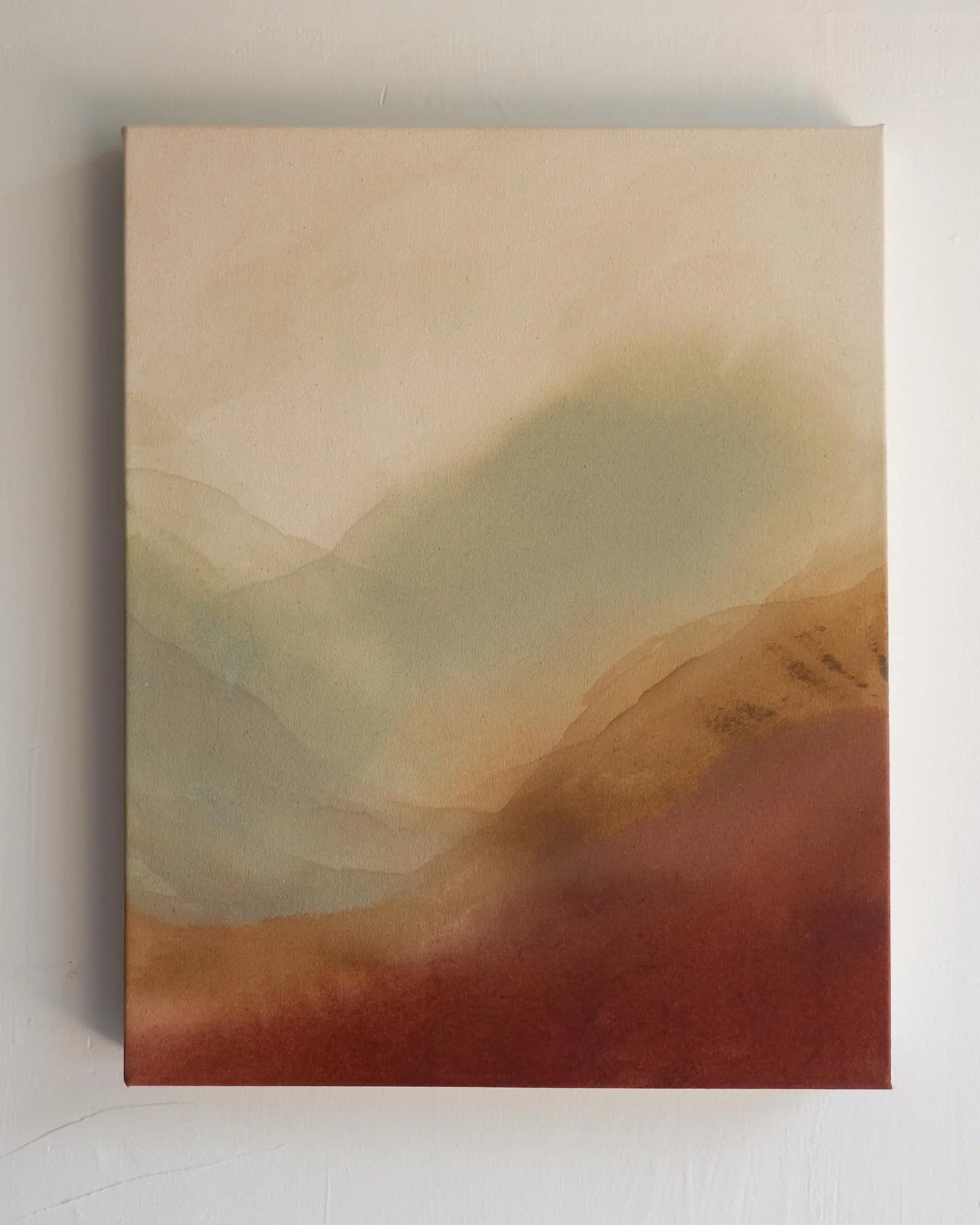 A meeting of warmth and calm.

This piece holds the feeling of land slowly shifting under light.

&ldquo;In the stillness of you&rdquo;
20&rdquo;x16&rdquo;
Available. If interested, feel free to DM or email. More details are on my website (link in bi